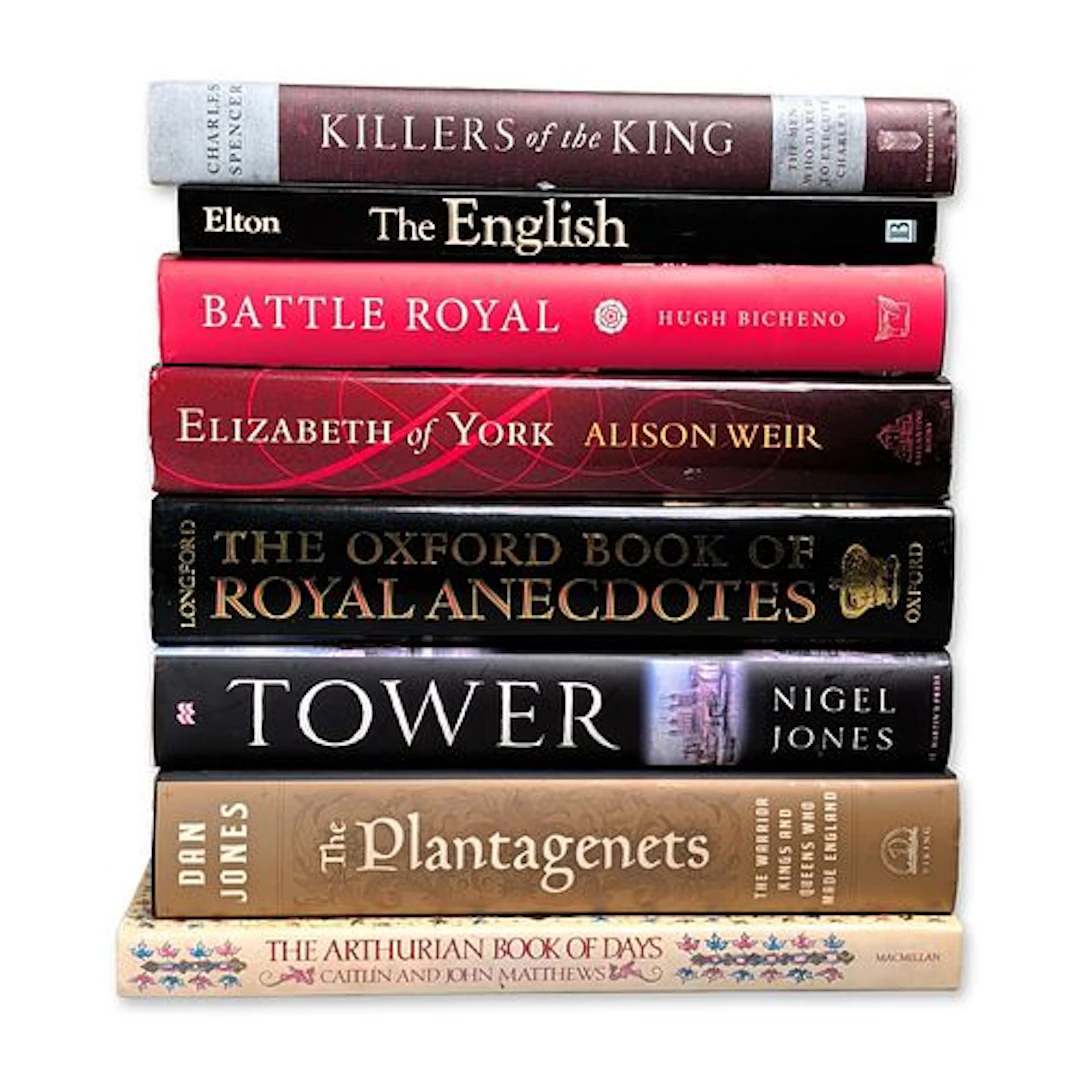 A Collection of British History and Royalty Books (DJ)