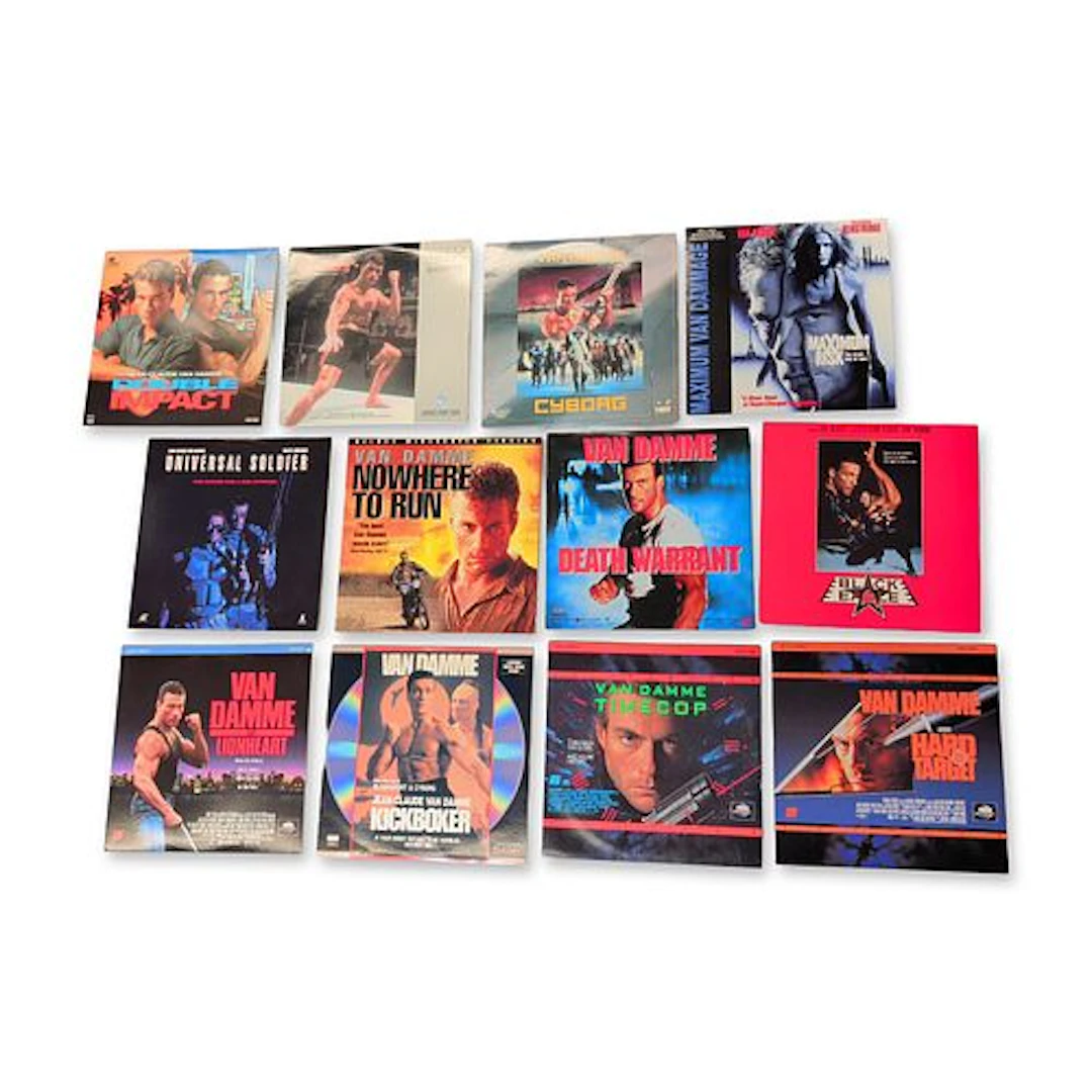 Collection of Jean-Claude Van Damme LaserDisc Movies