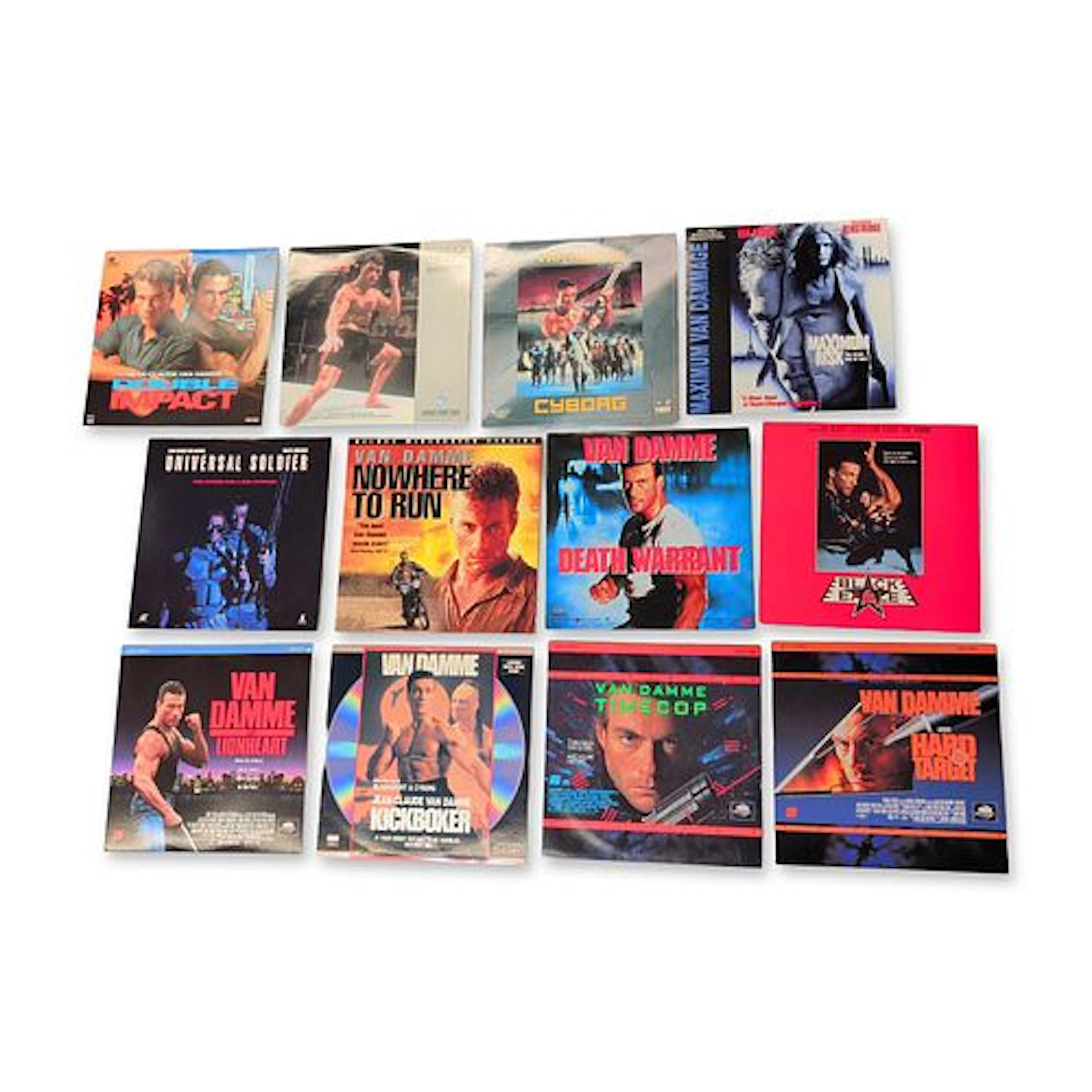 Collection of Jean-Claude Van Damme LaserDisc Movies