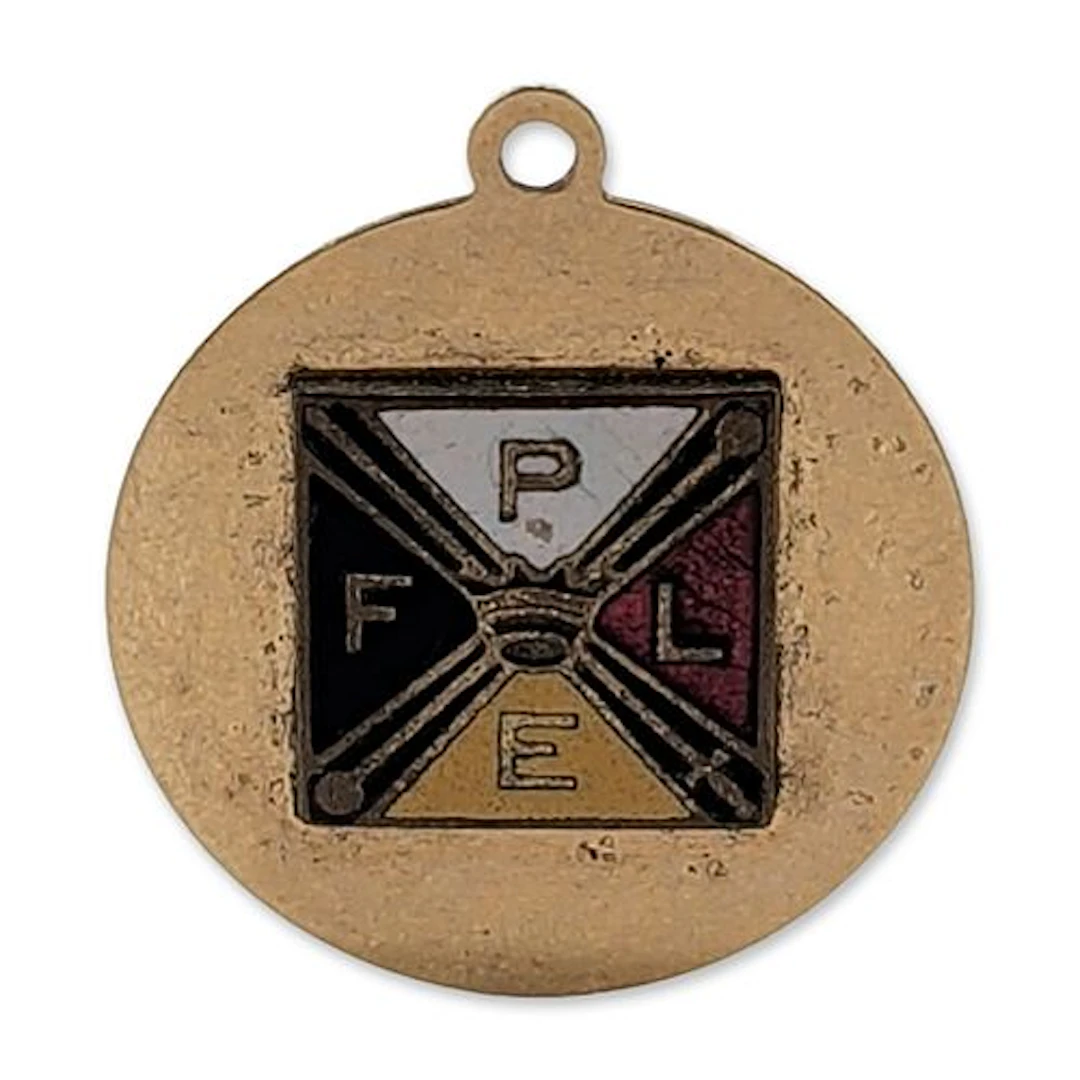14K Yellow Gold 1959 Pythian Sisters PLEF Award Pendant