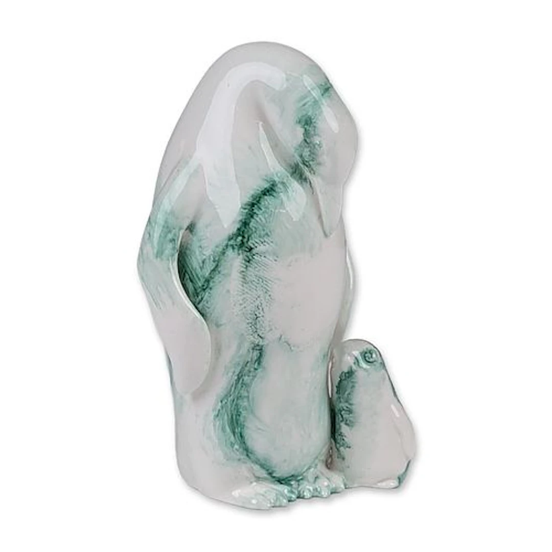 Royal Doulton Prototype Chinese Jade Porcelain Penguin Figurine