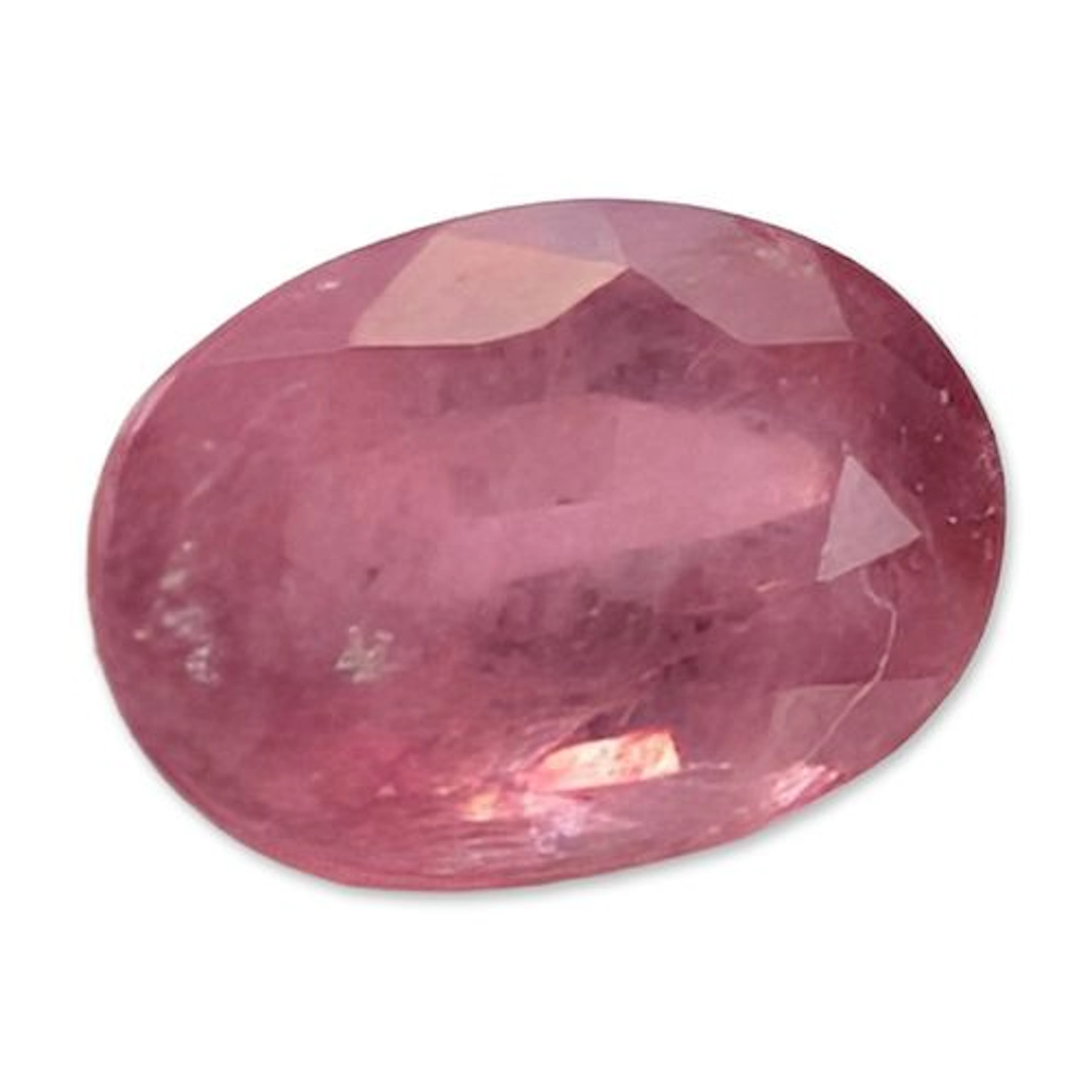 Oval Mixed Cut Pink Sapphire Gemstone