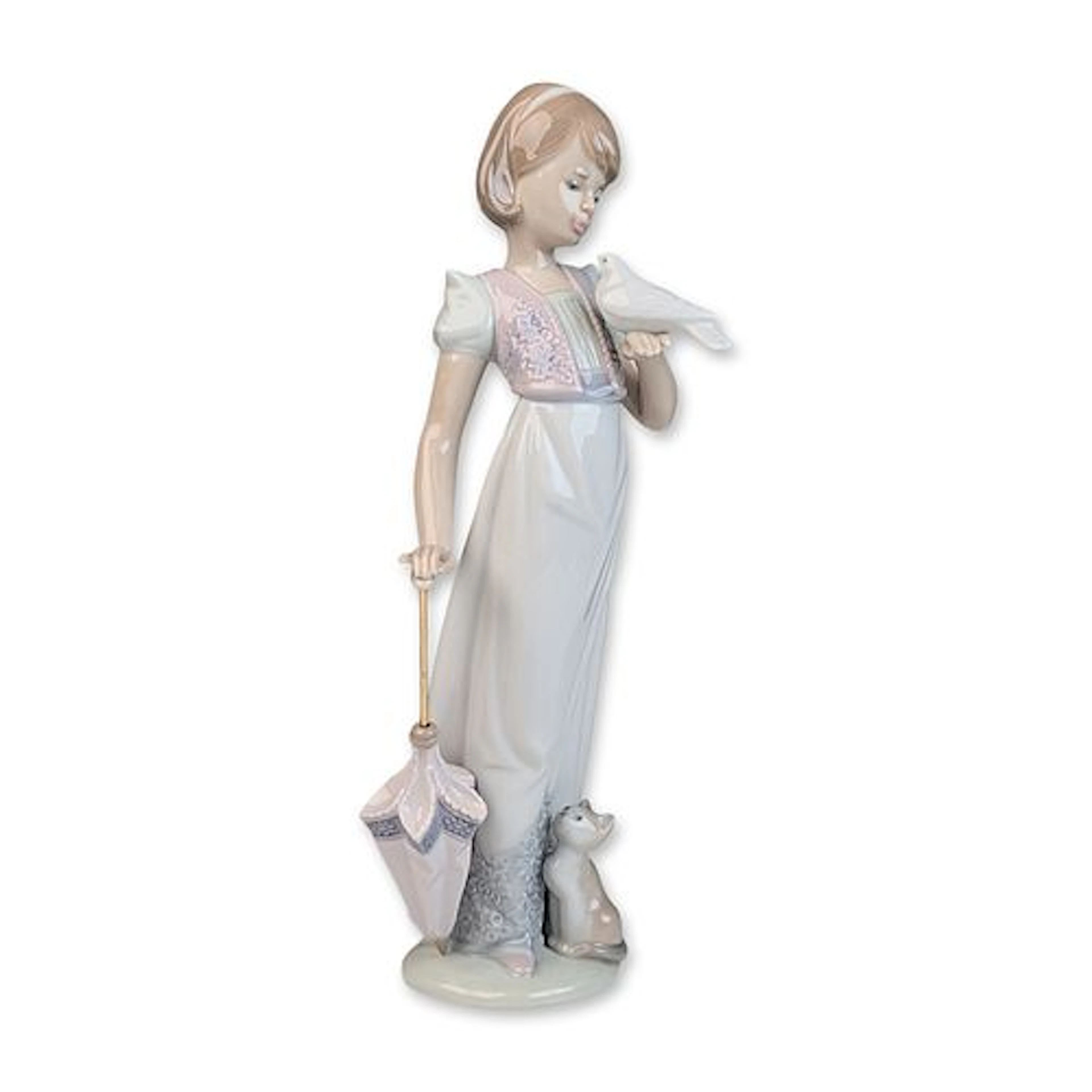Lladro Porcelain Figurine, Summer Stroll 01007611