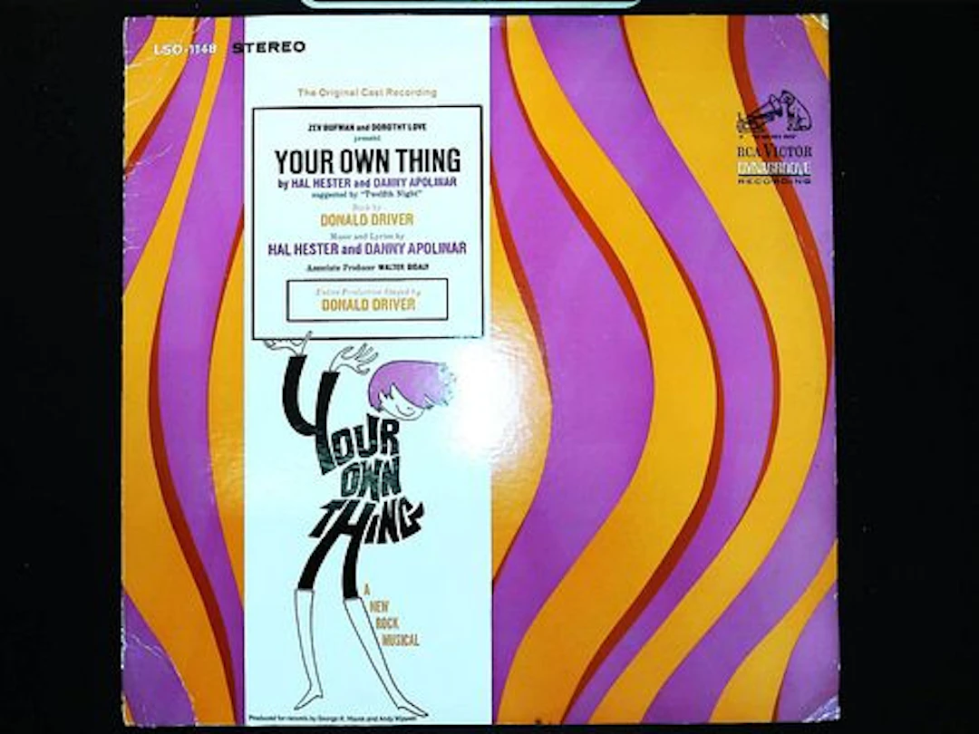 Your Own Thing Original Cast Recording Vinyl LP RCA Victor LSO-1148 1968