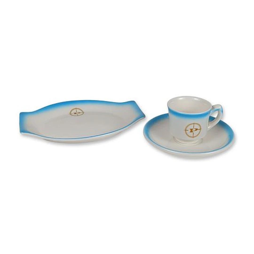 3pc Jackson China Prudential Lines Steamship Tableware Service Set