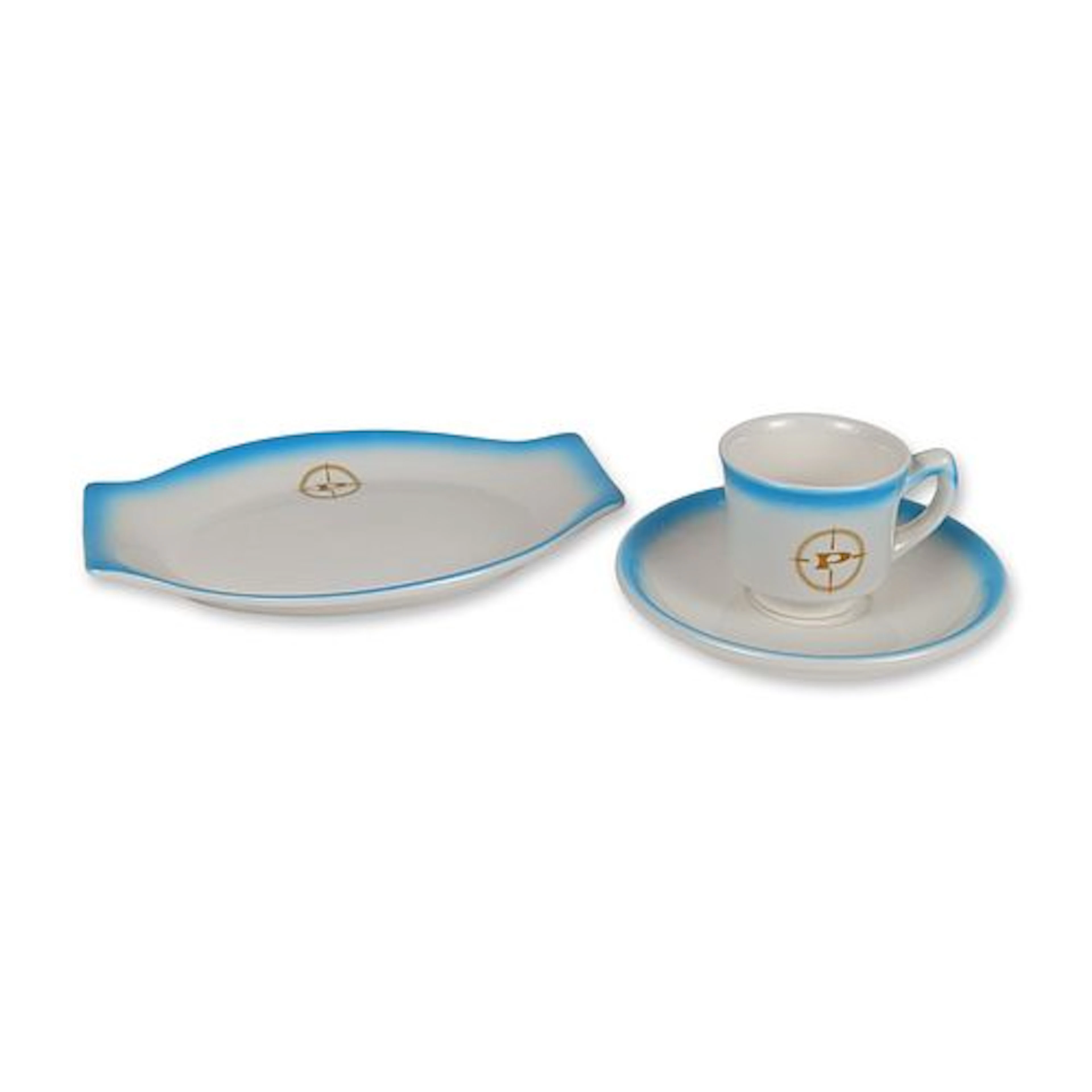 3pc Jackson China Prudential Lines Steamship Tableware Service Set