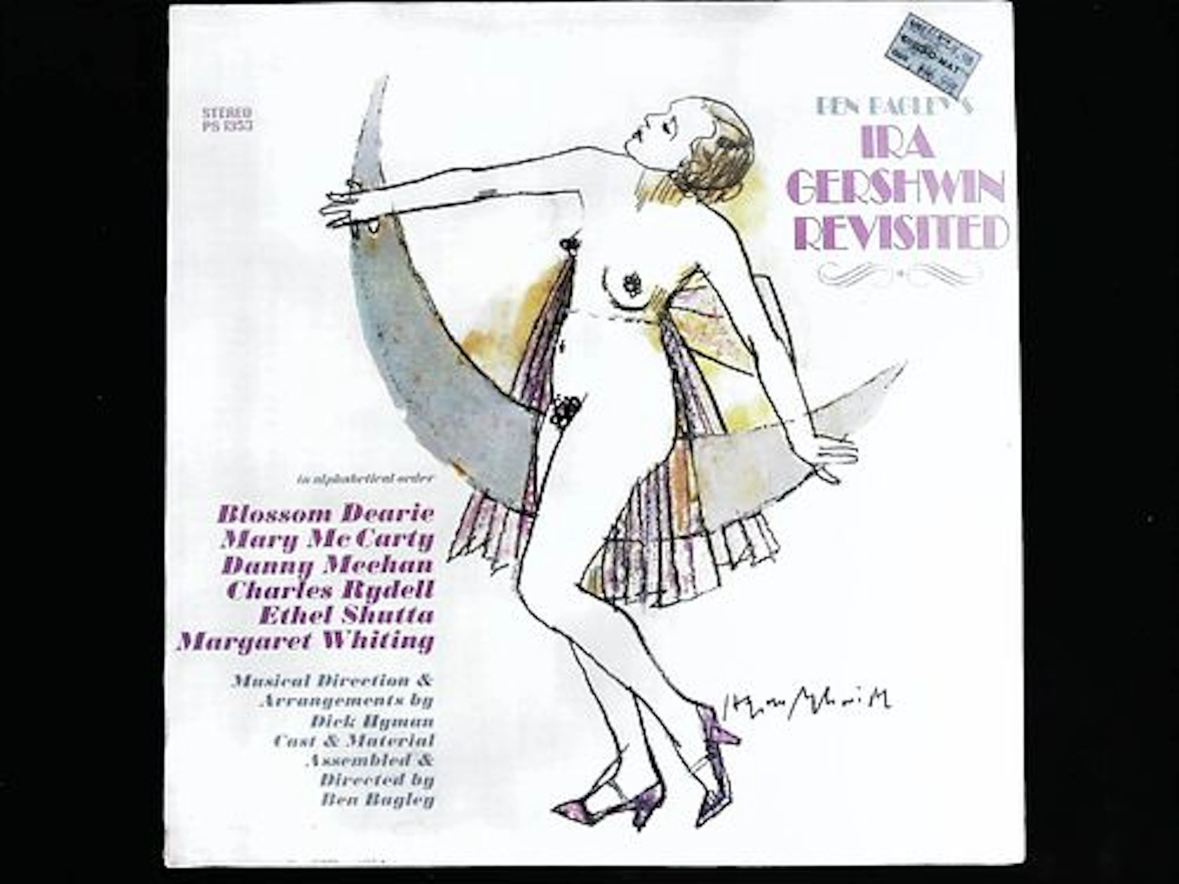 Ben Bagley's Ira Gershwin Revisited Painted Smiles LP Record