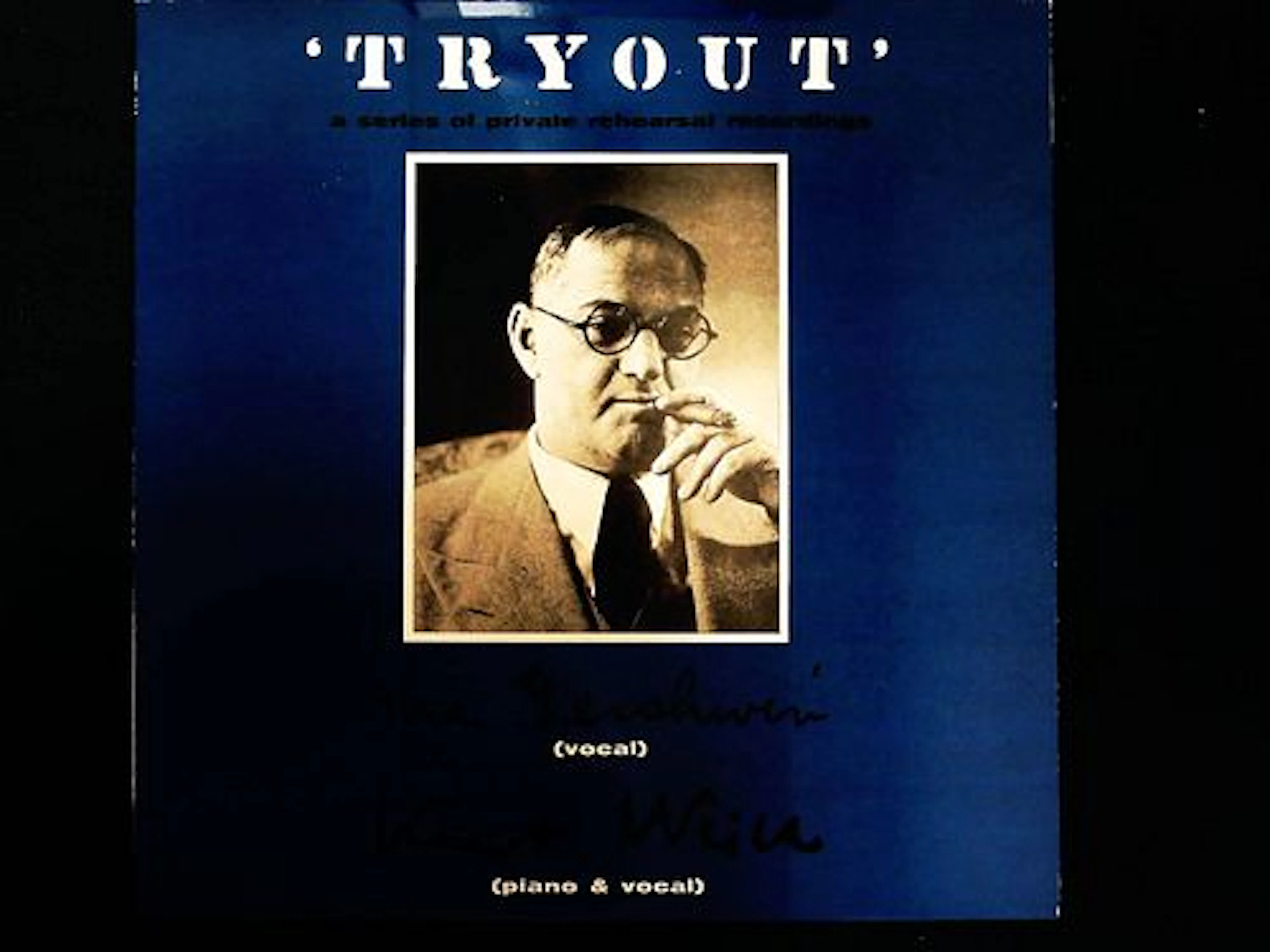 Ira Gershwin and Kurt Weill TRYOUT Private Rehearsal Recordings LP 1983