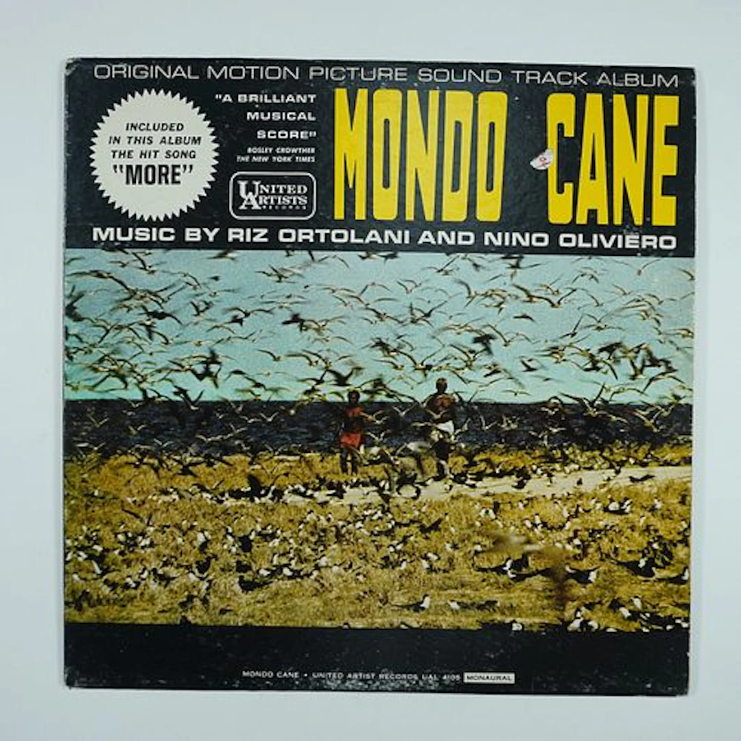 United Artists Vintage Vinyl Record, Mondo Cane