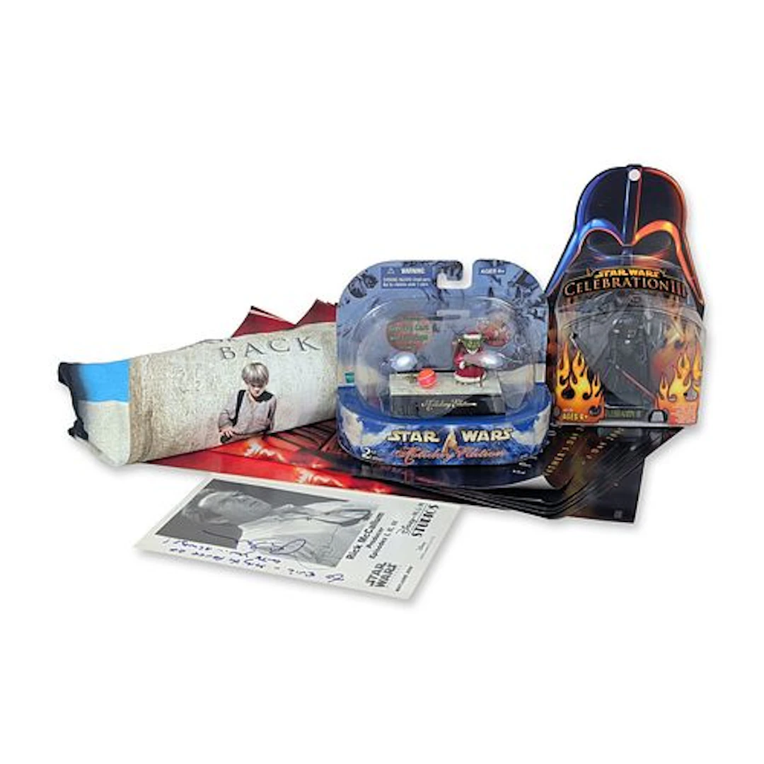 16pc Star Wars Memorabilia Collection with Rick McCallum Signed Card