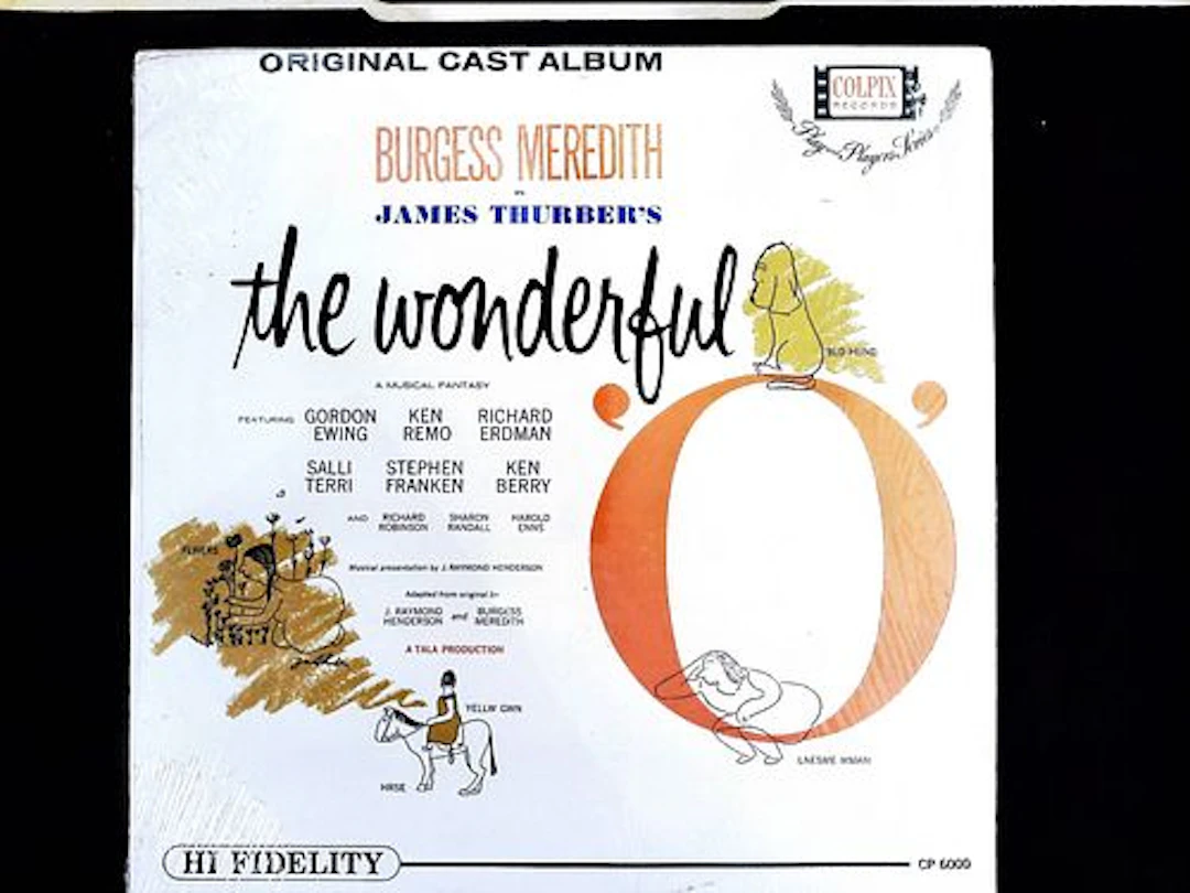 Burgess Meredith in James Thurber's The Wonderful O Original Cast