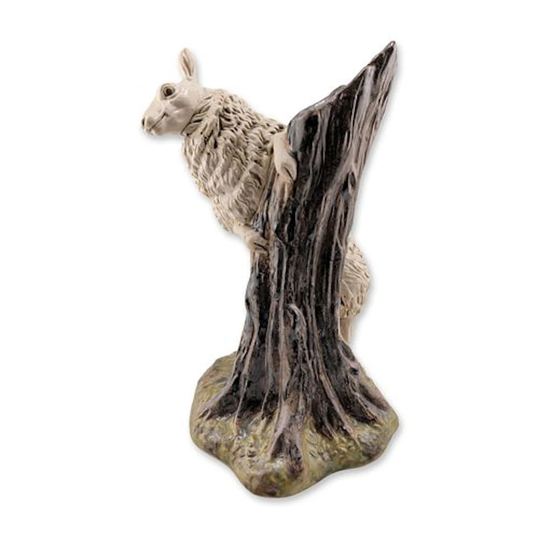 Cobridge Stoneware English Sheep Figurine, Bo Peep