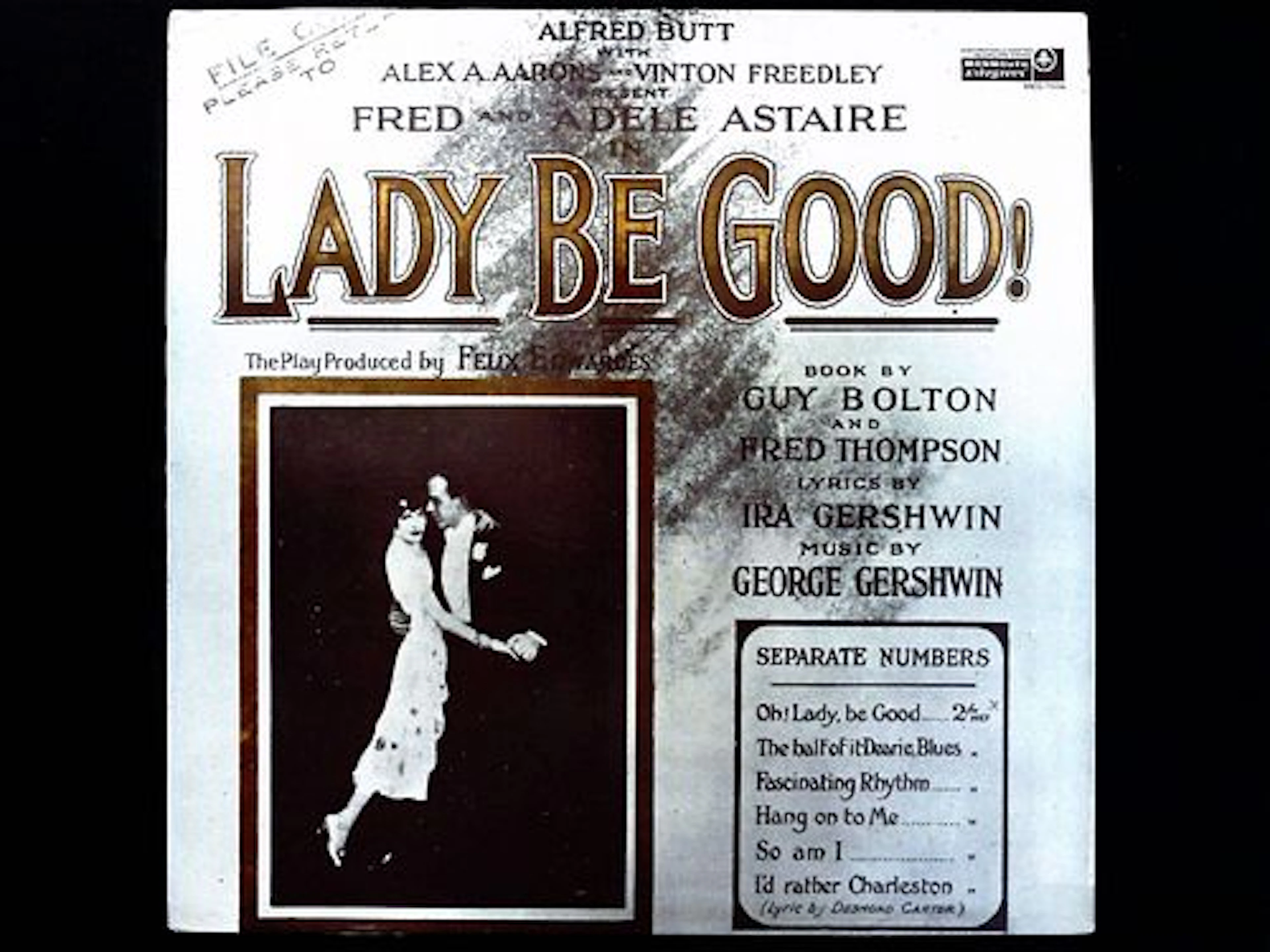 Fred and Adele Astaire Lady Be Good! Monmouth Evergreen Vinyl LP Record