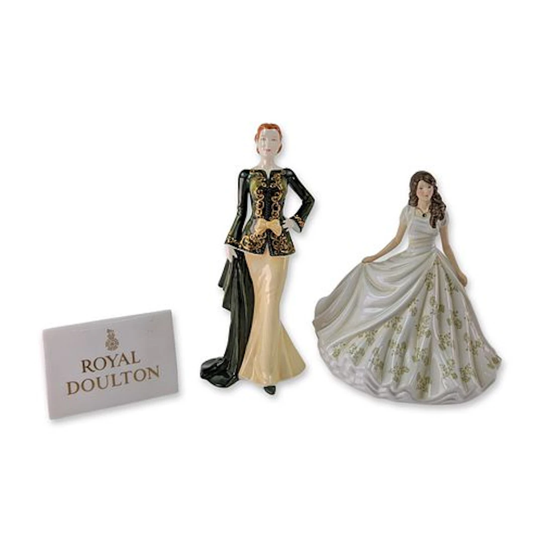 Royal Doulton Porcelain Figurines Maureen and August Peridot