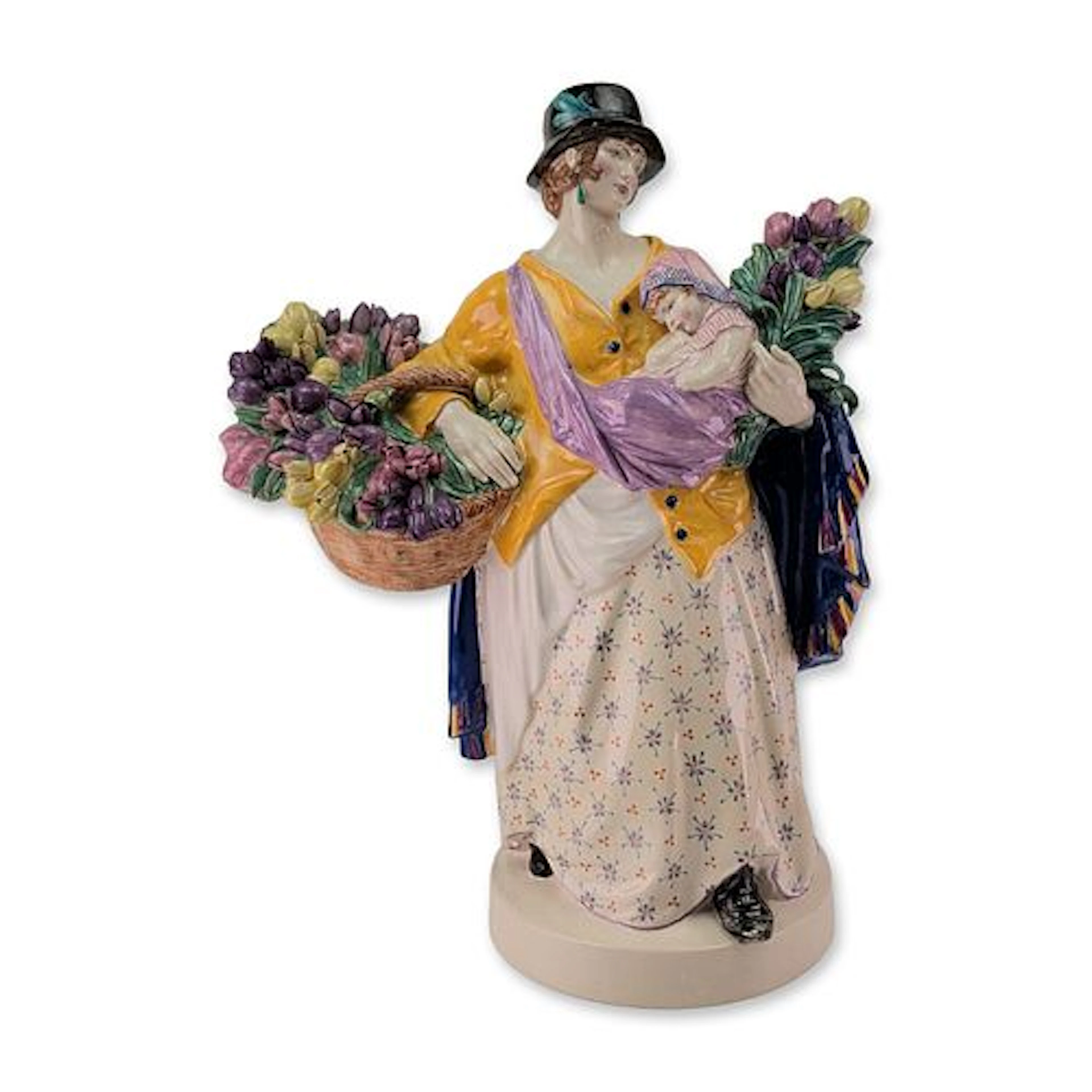 Charles Vyse Chelsea Pottery Colorway Figurine, The Tulip Woman