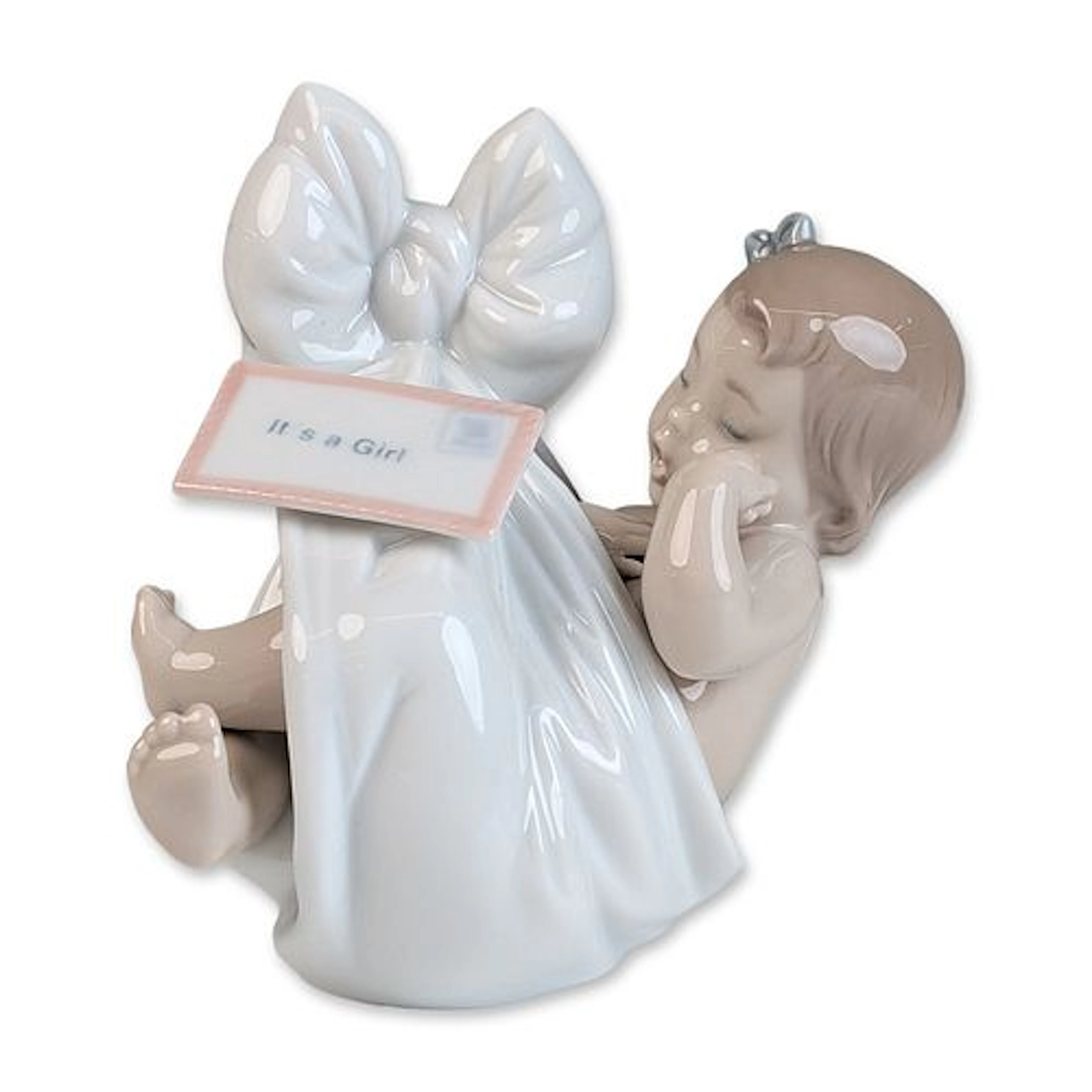 Lladro Porcelain Figurine, Heavens Gift It's A Girl 01007589