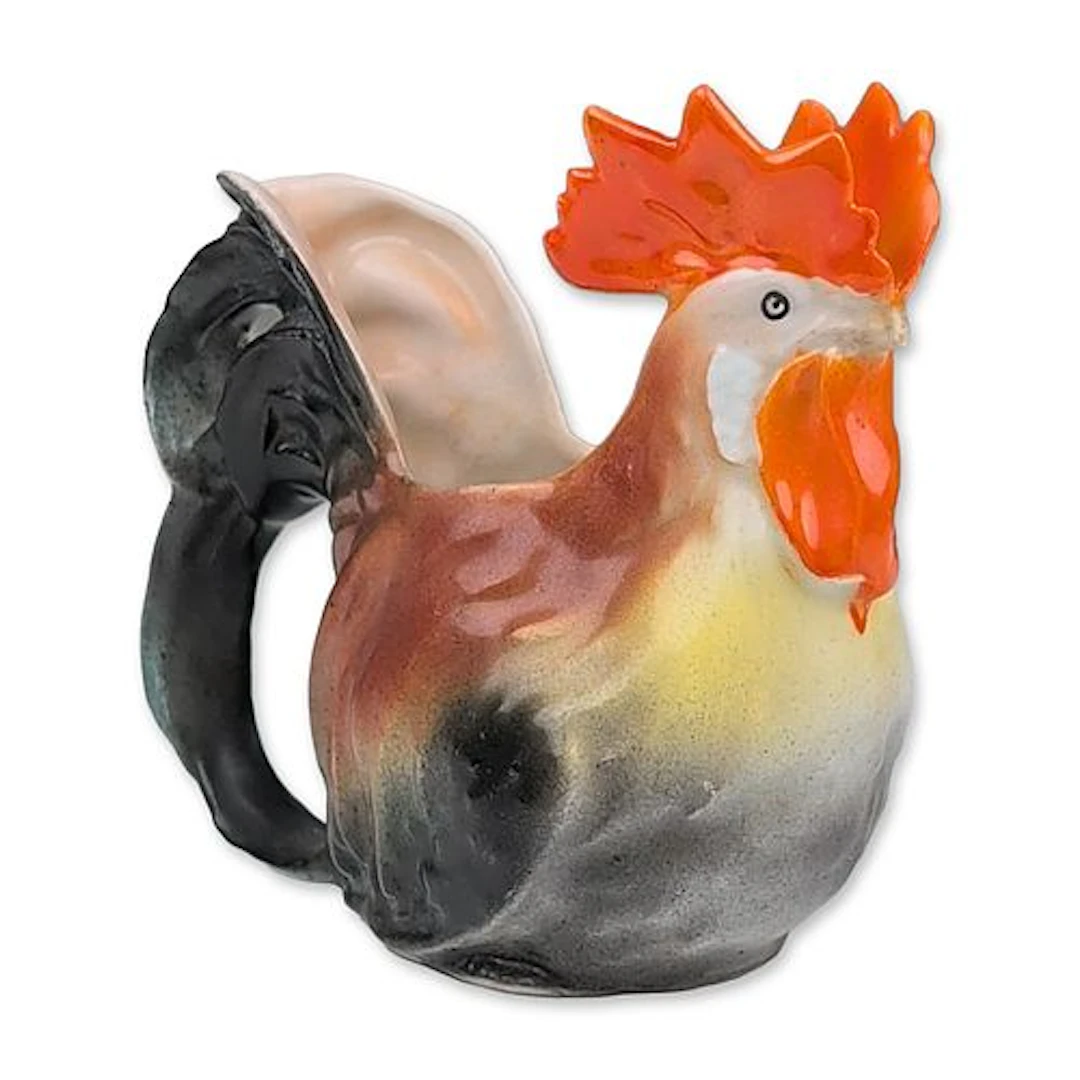 Royal Bayreuth Bavaria Porcelain Rooster Creamer