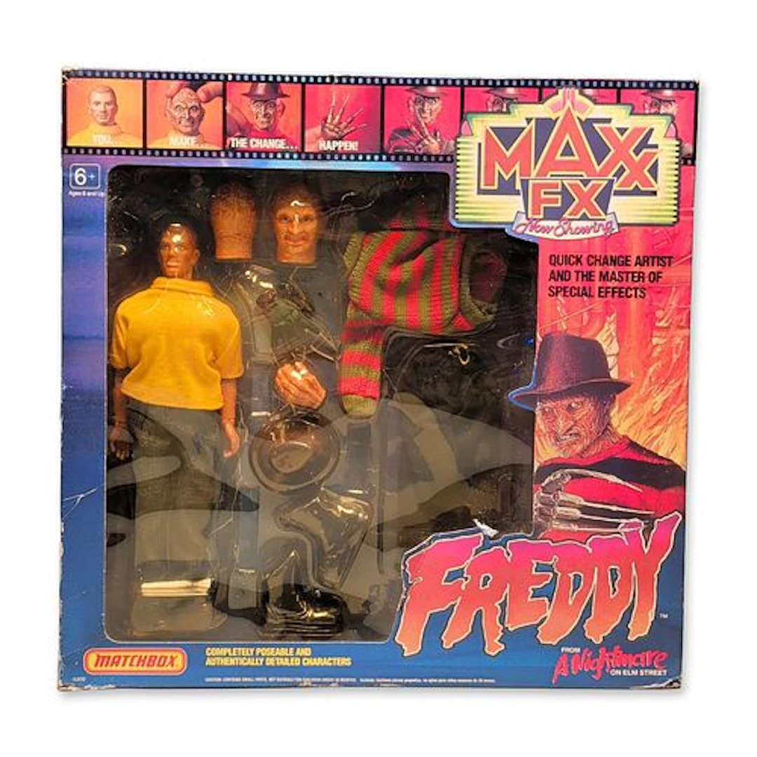 Matchbox Maxx FX Freddy Krueger Action Figure With Box