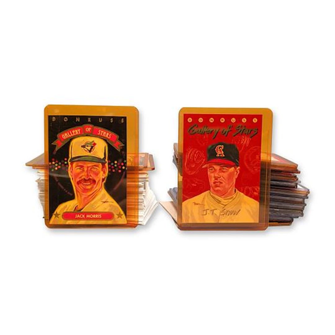 Over 50pc Topps Donruss and Upper Deck Baseball Cards from 1980s to Early 2000s