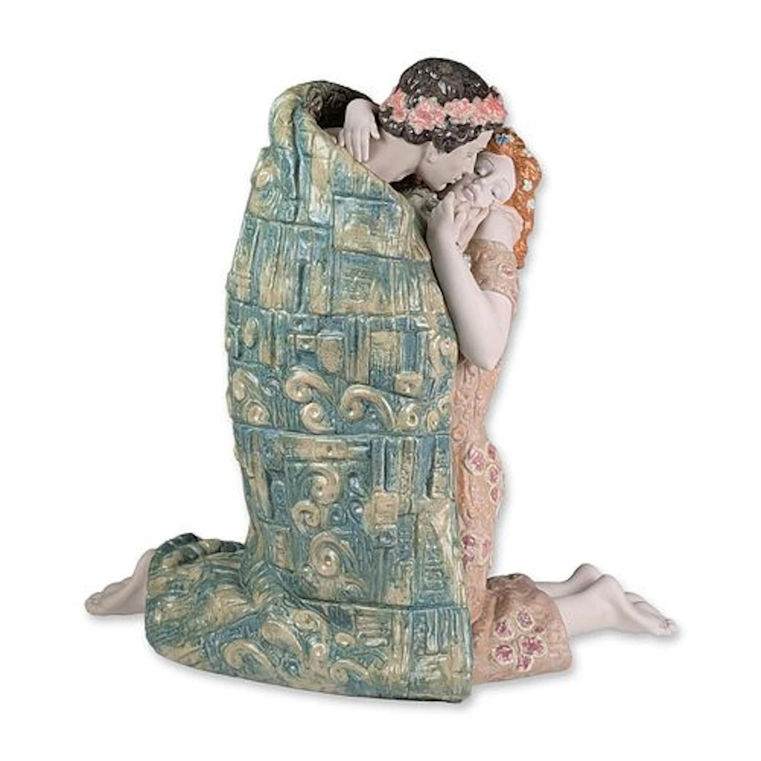 Lladro Limited Edition Gres Sculpture, The Kiss 01001871