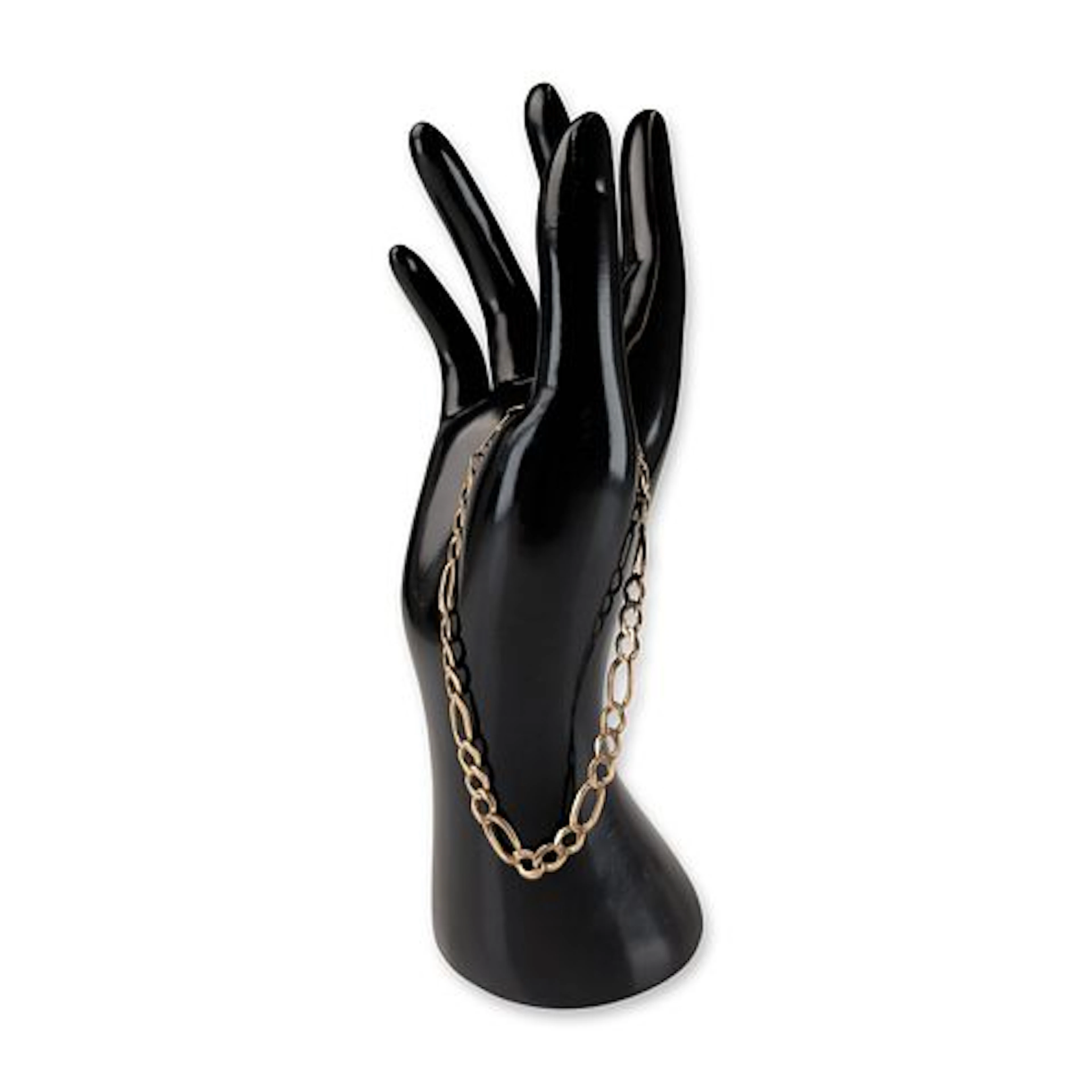 Italian 10K Yellow Gold Figaro Link Bracelet