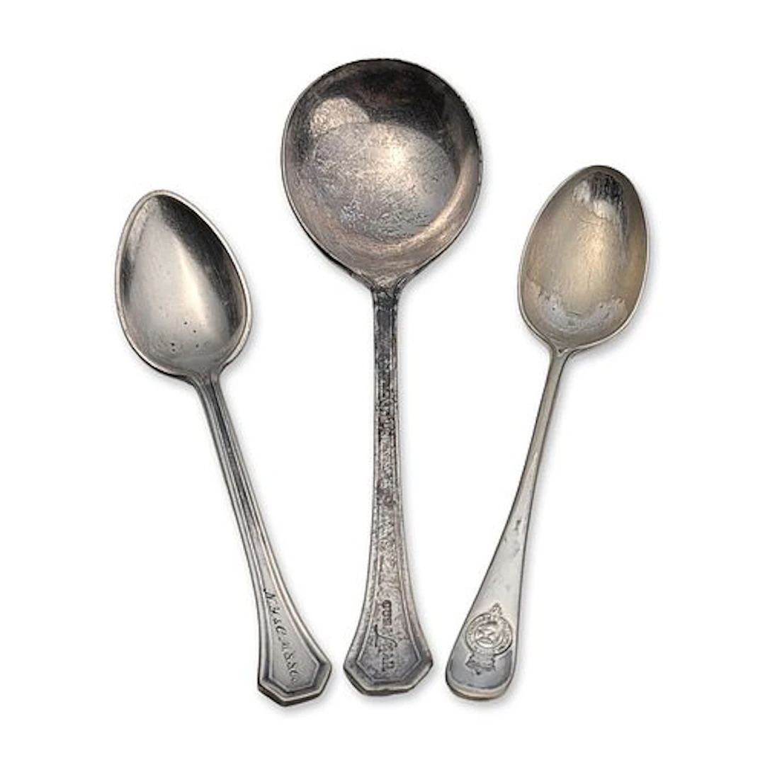3pc Reed & Barton and Elkington Maritime Service Spoons
