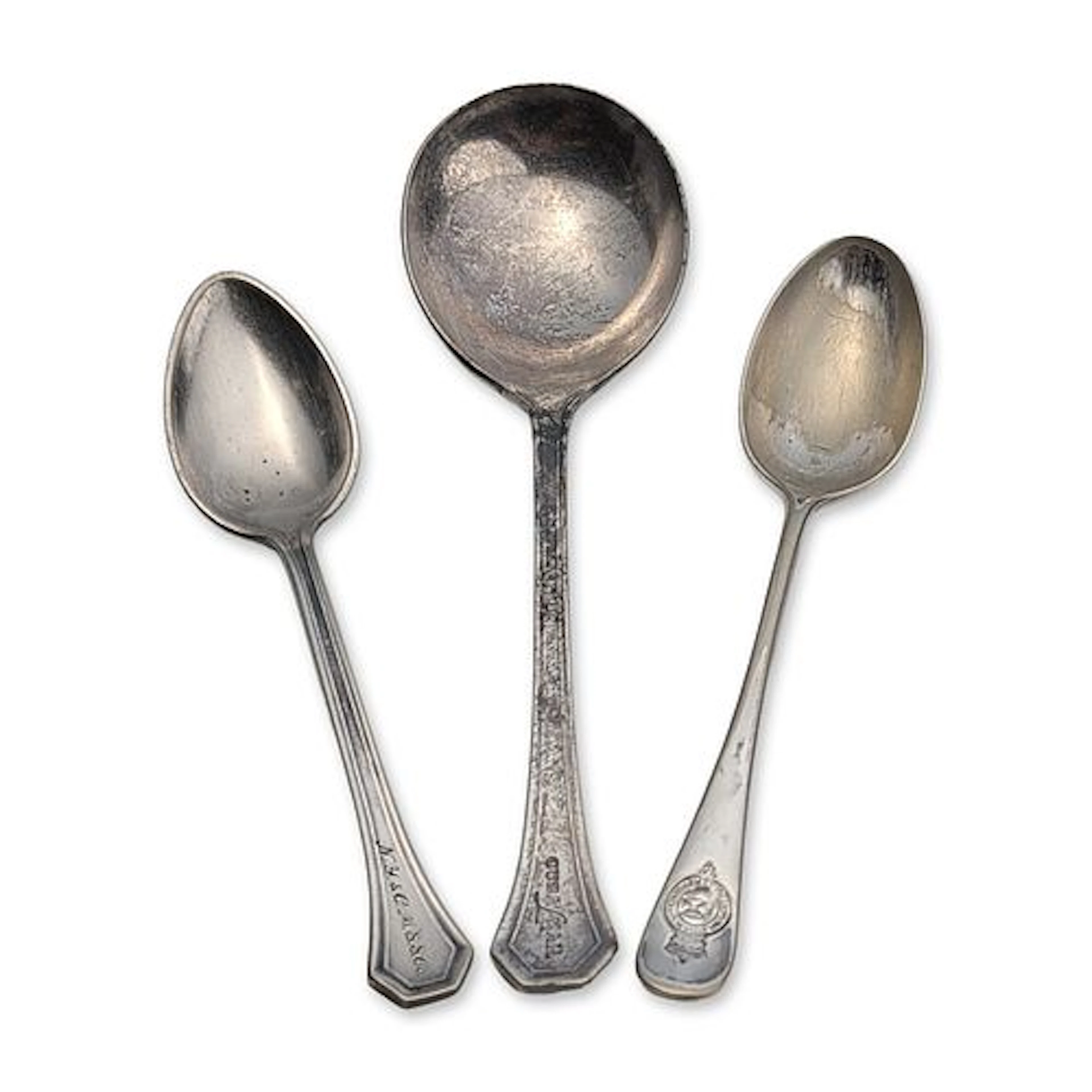 3pc Reed & Barton and Elkington Maritime Service Spoons