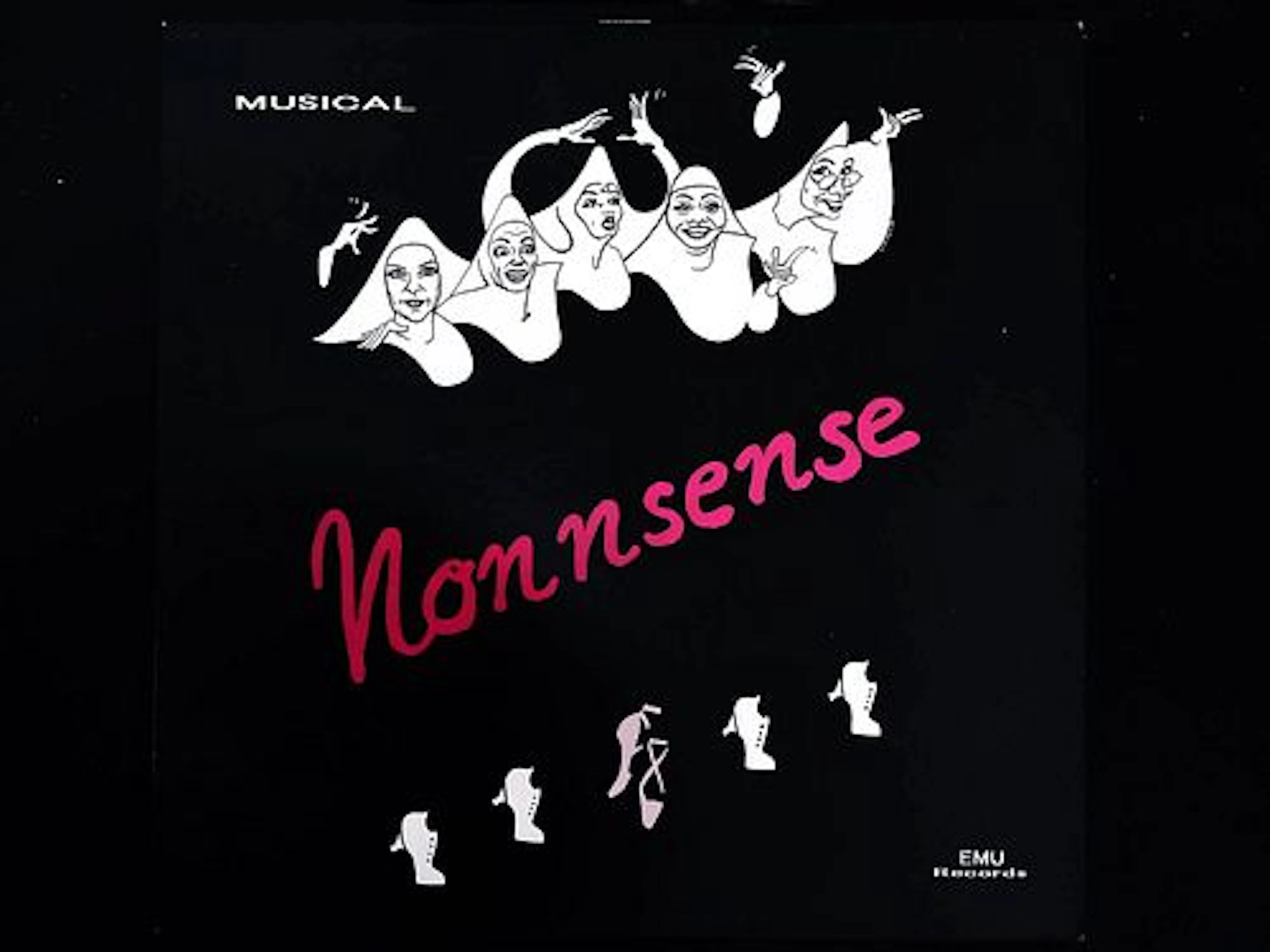 German Cast Recording of Nonnsense LP Record, EMU Records 1990