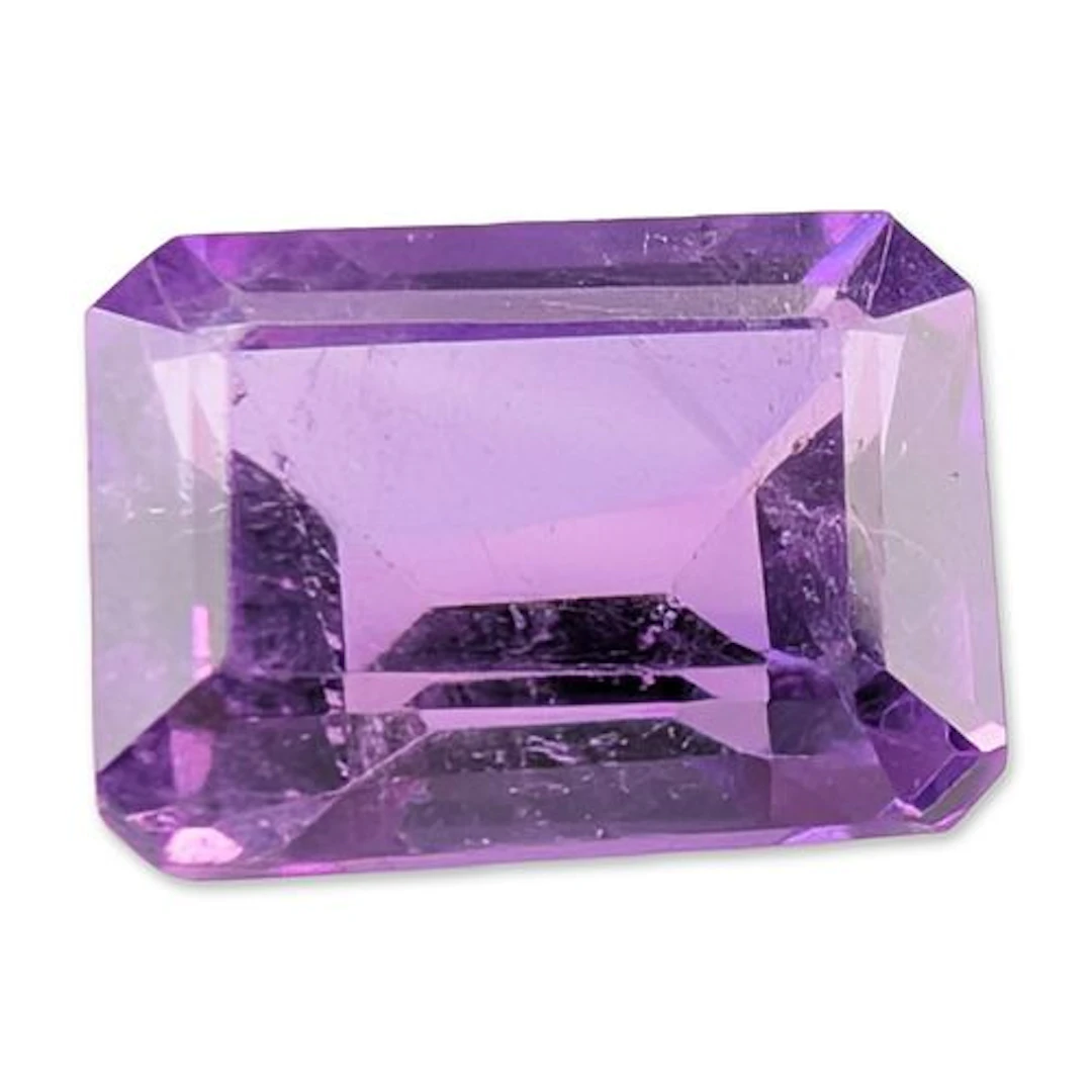 Emerald Cut Amethyst Loose Gemstone