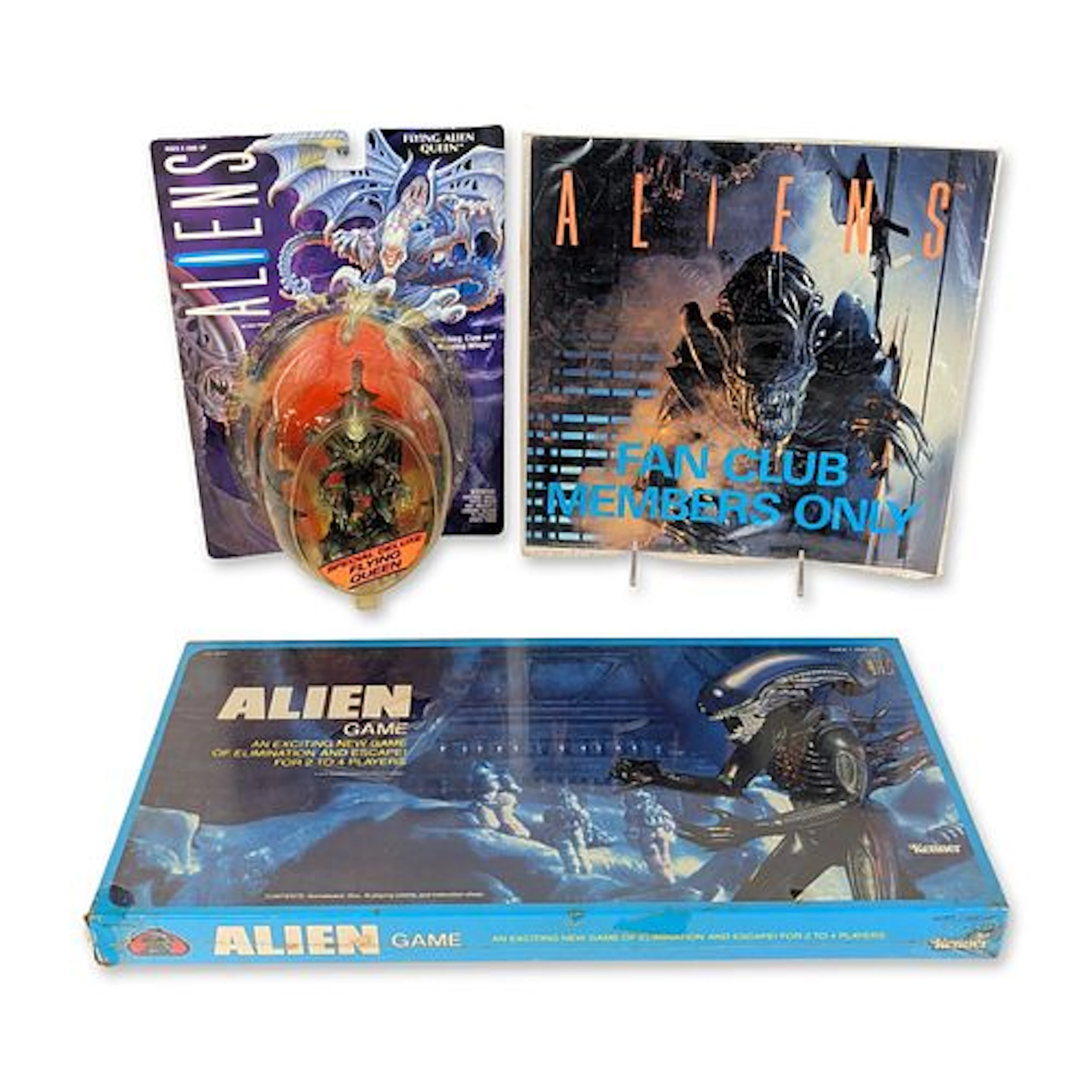 Three Kenner Alien and Aliens Collectibles