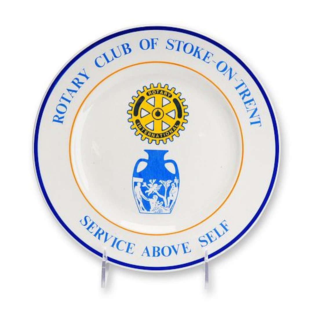 Rotary Club of Stoke-on-Trent Commemorative Ceramic Plate