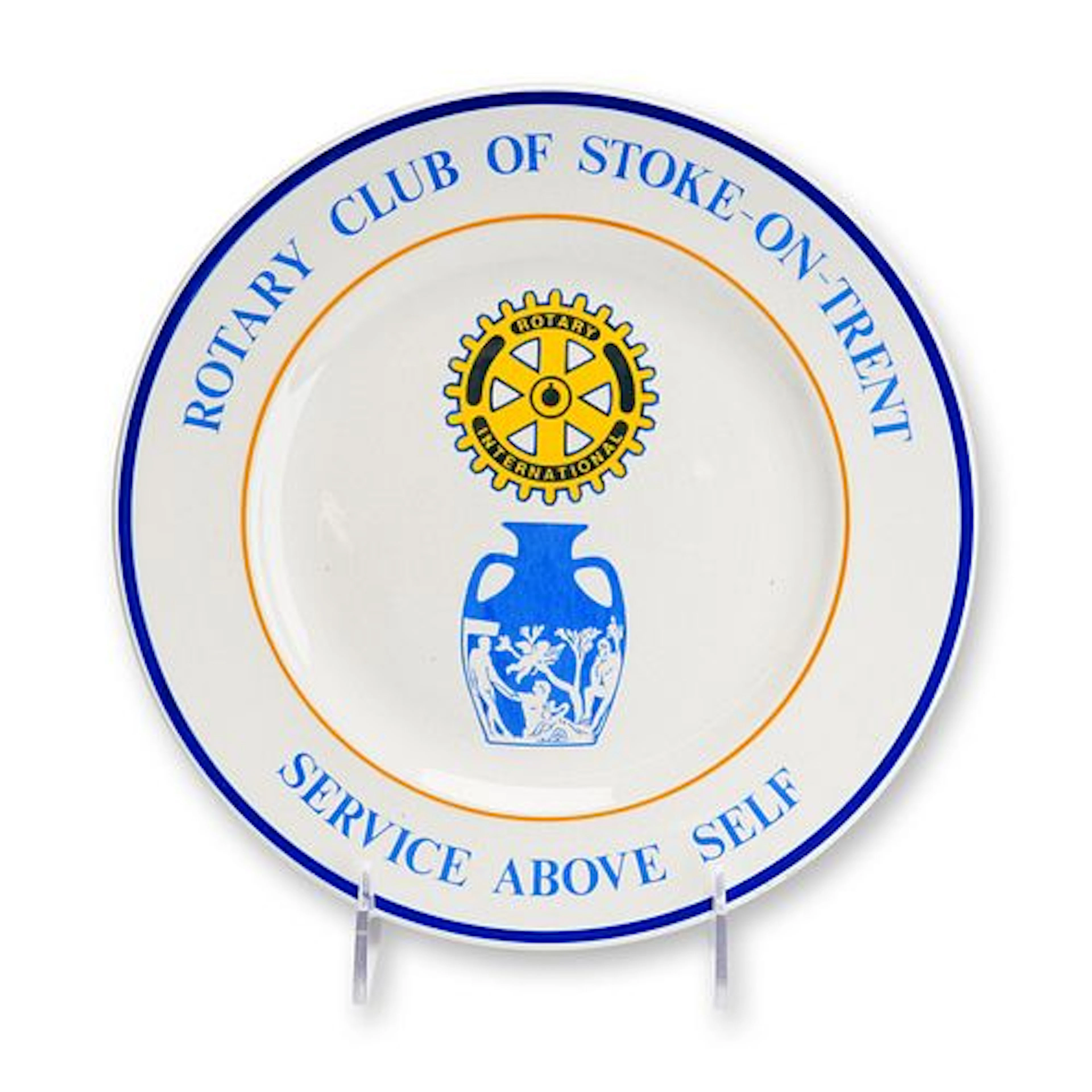 Rotary Club of Stoke-on-Trent Commemorative Ceramic Plate