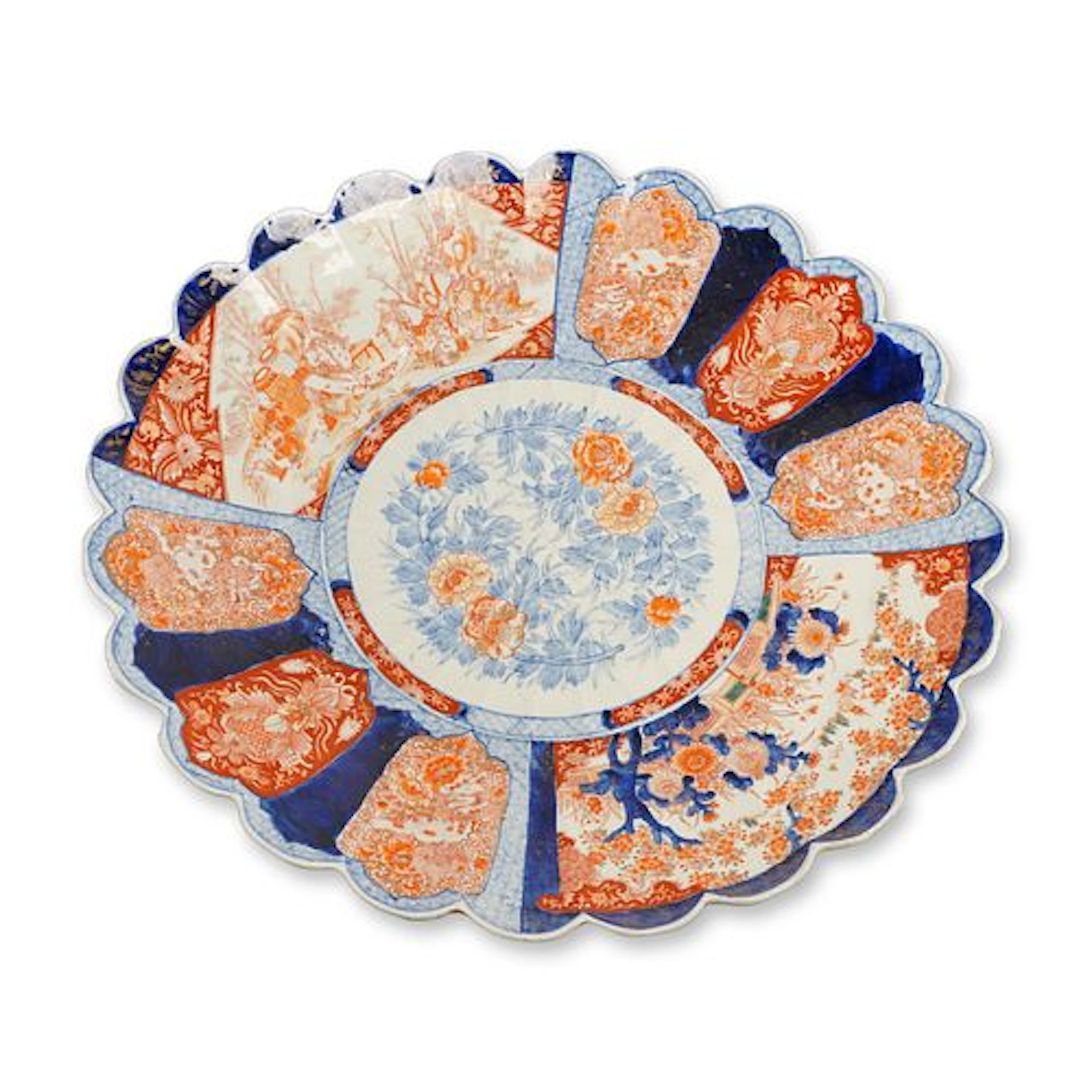 Massive Japanese Imari Porcelain Charger, Meiji Period (19th Century)
