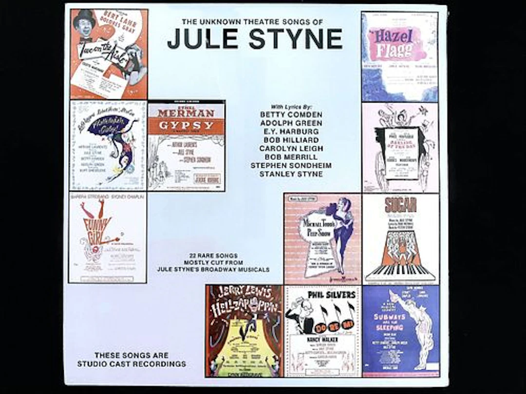 Jule Styne Unknown Theatre Songs Vinyl LP Limited Edition