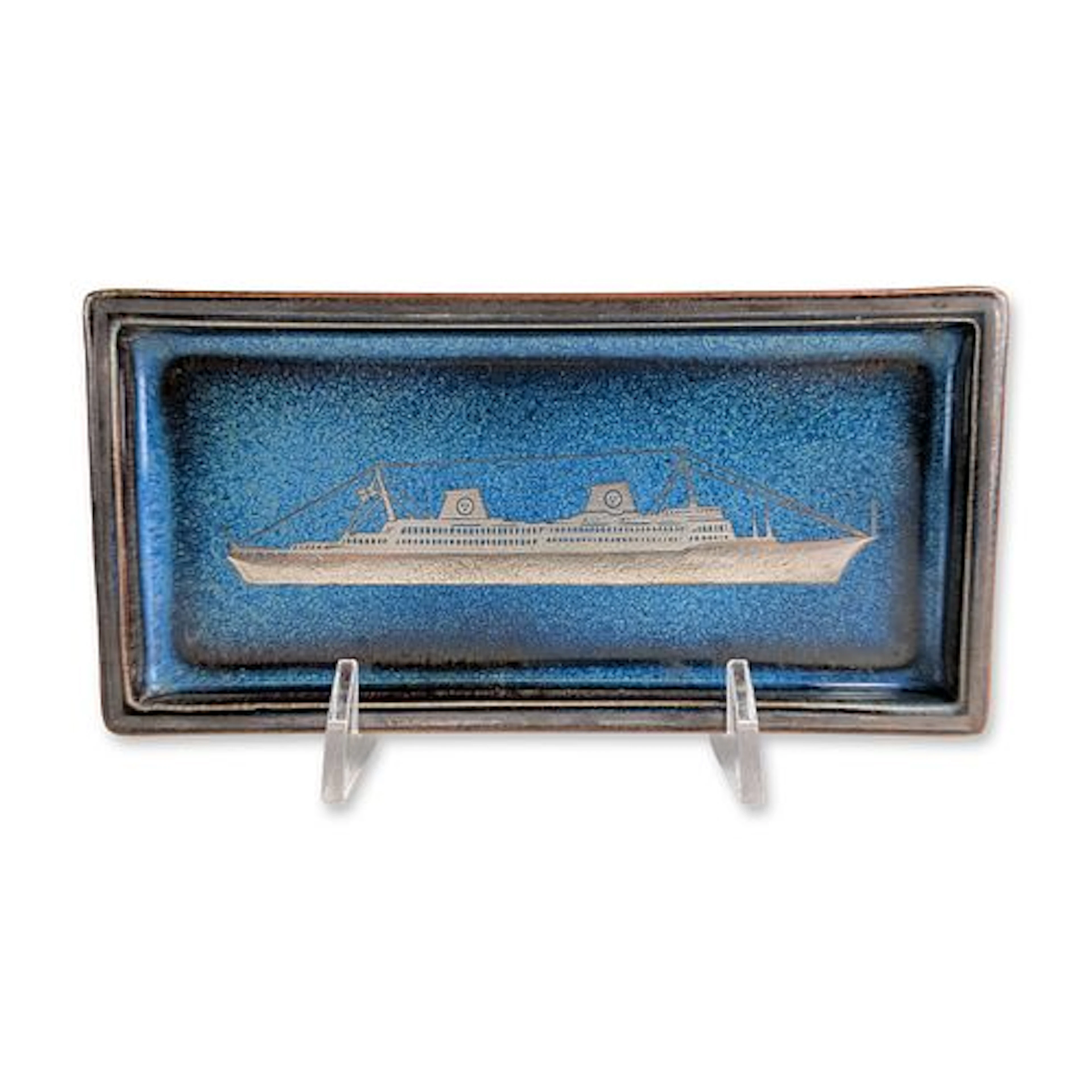 Gustavsberg Lagun Swedish American Line Ceramic Trinket Dish