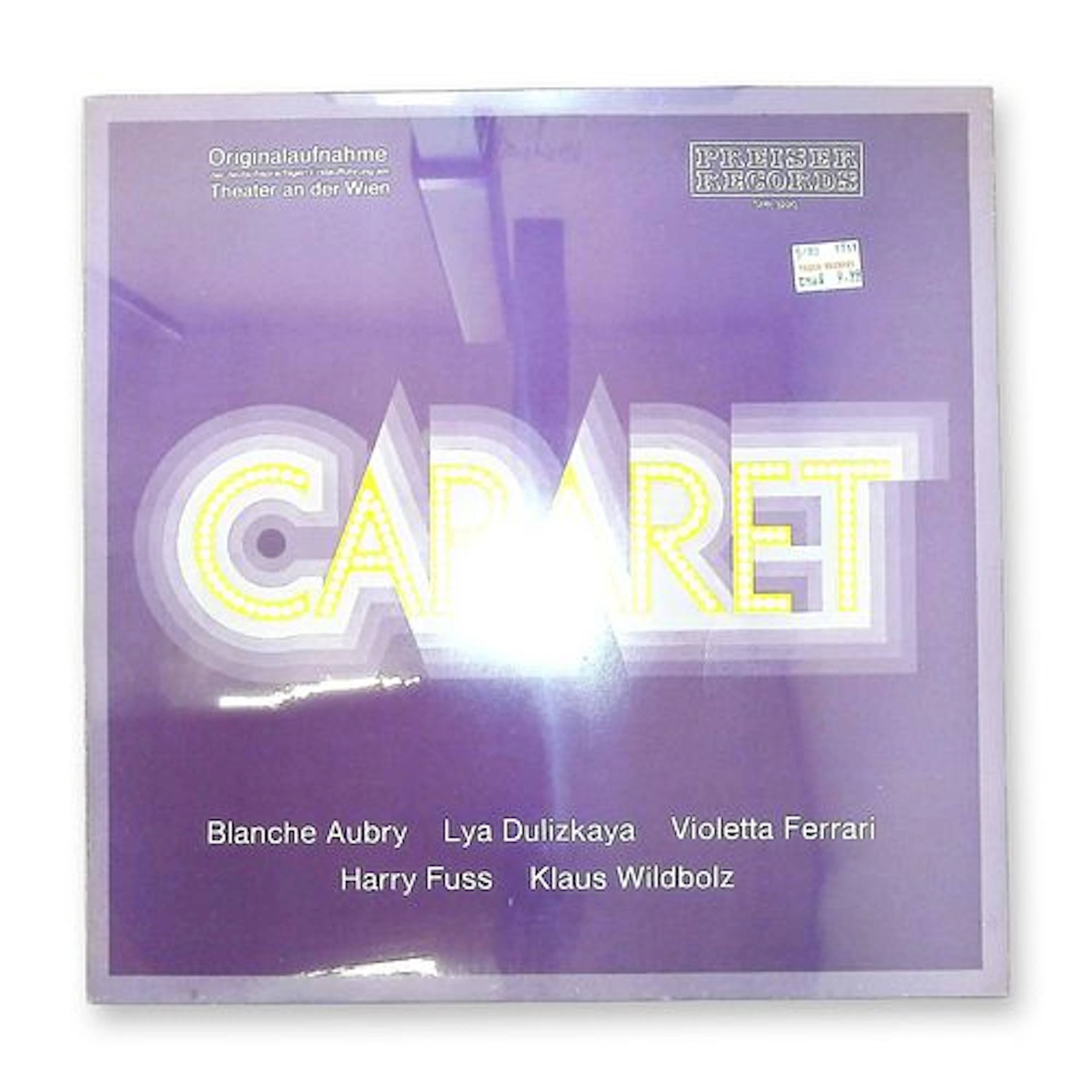 Cabaret Original German Language Cast Recording Theater an der Wien
