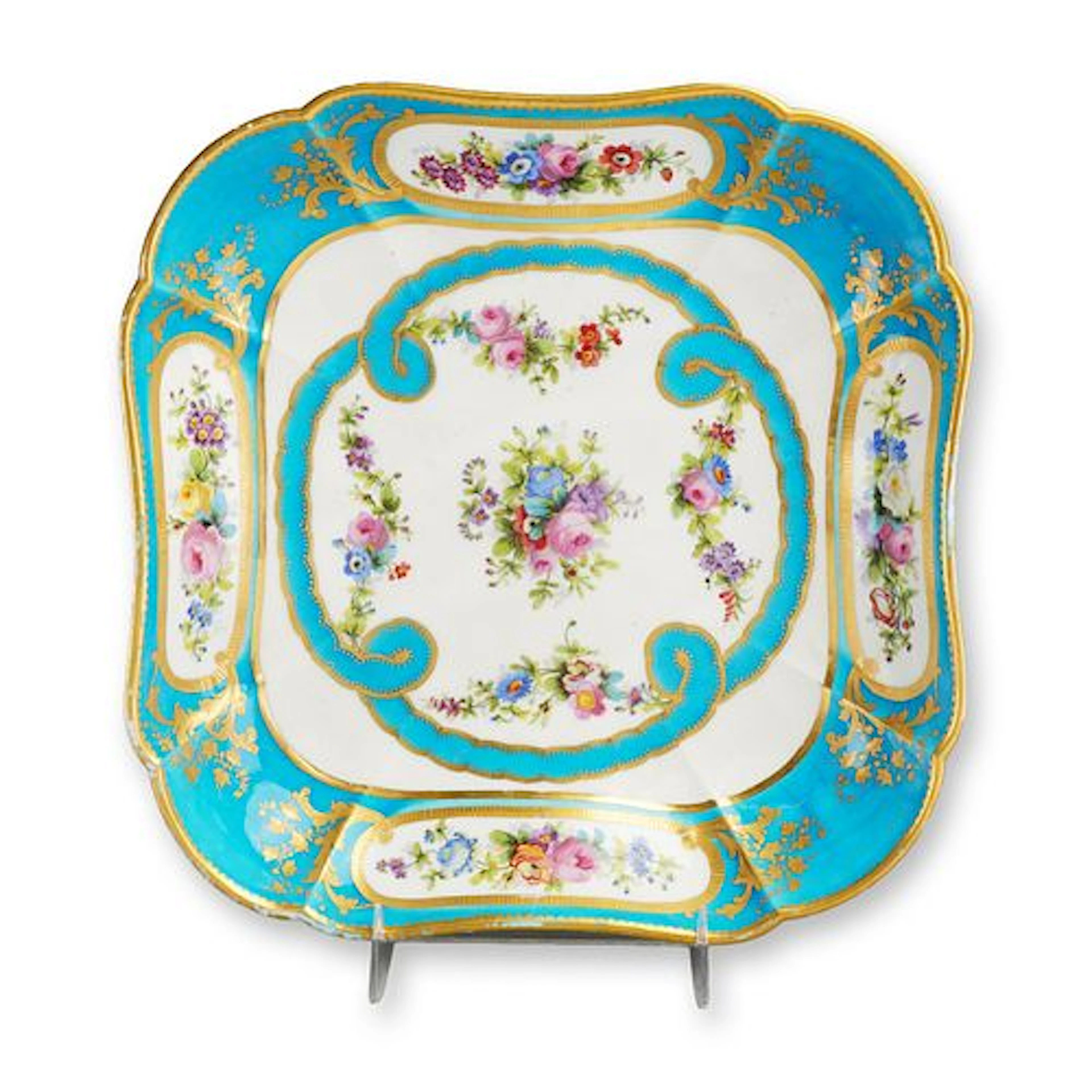 French Sevres Style Porcelain Bowl, Ca. 18th Century