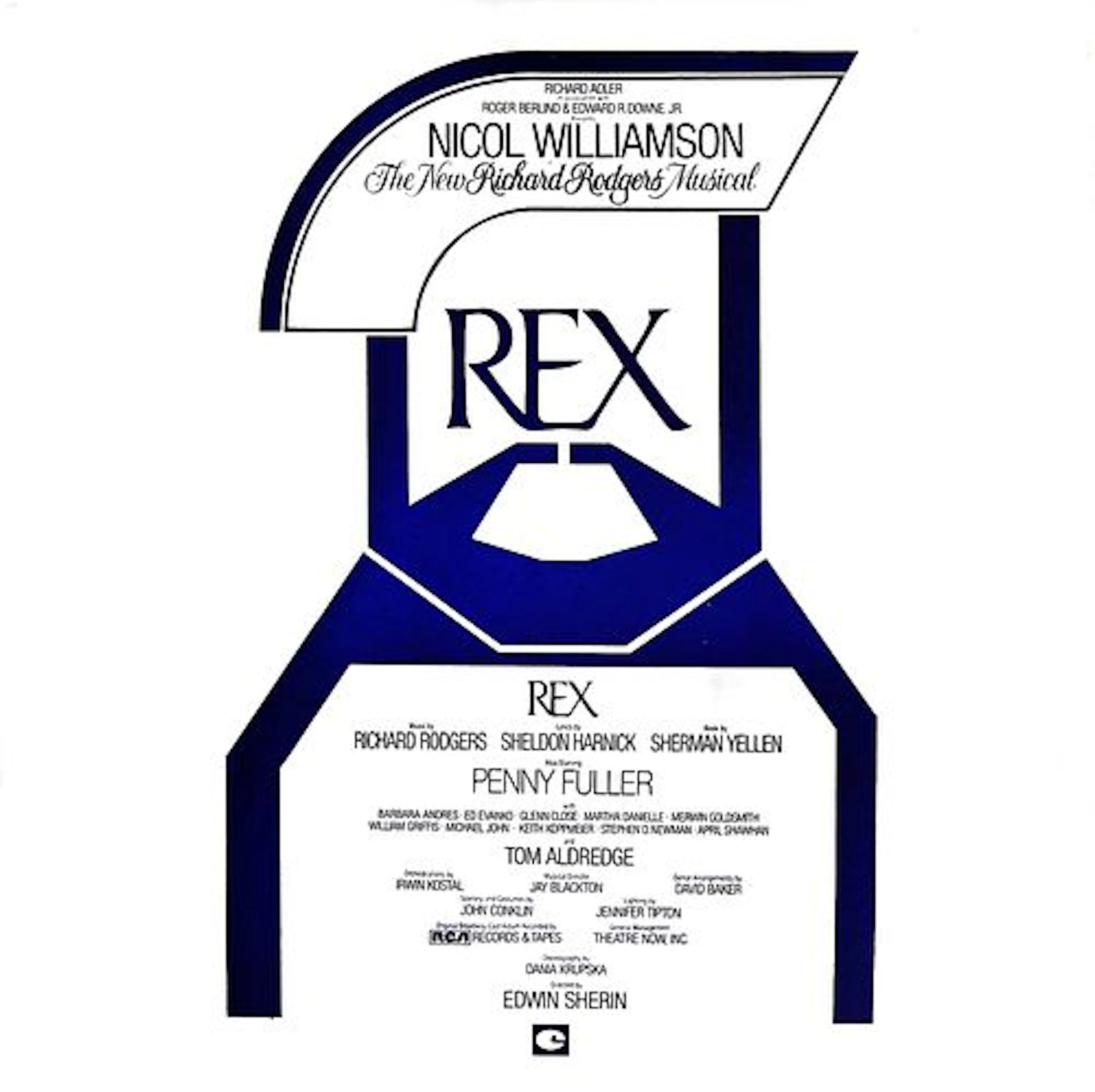 A 1976 Vinyl LP for Richard Rodgers Broadway Musical REX