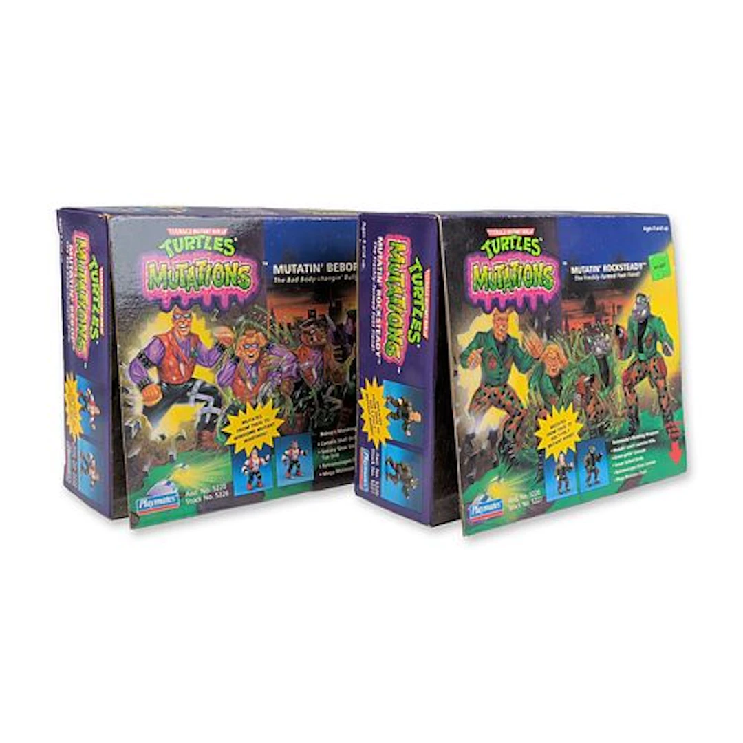 Two Playmates Teenage Mutant Ninja Turtles Mutatin' Action Figures