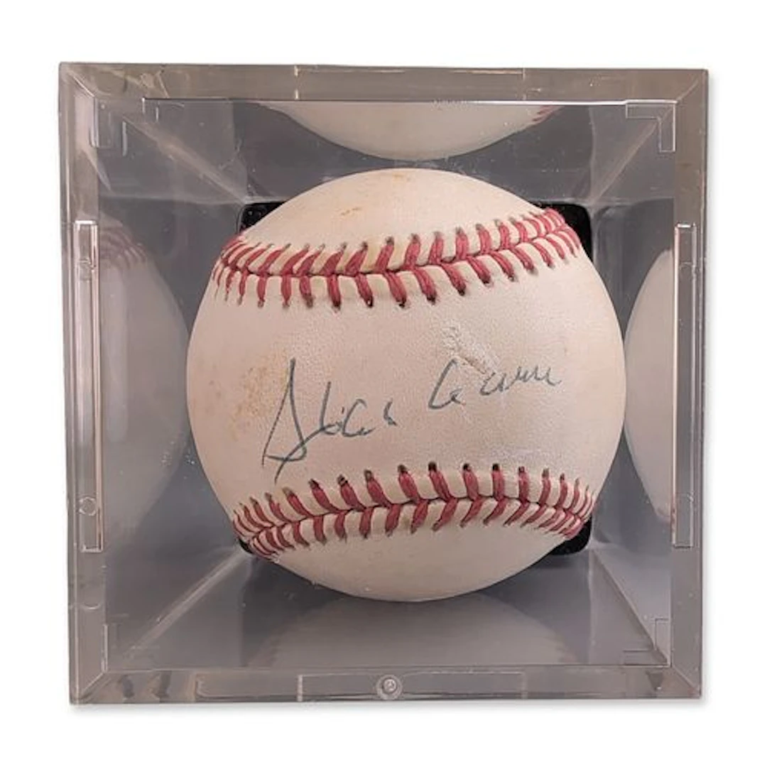 Hank Aaron Signed Official Major League Baseball