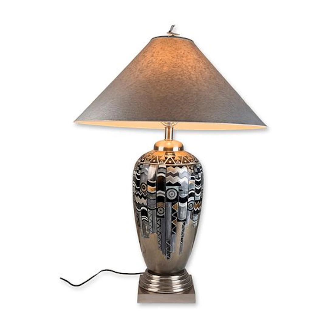 Vintage Postmodern Leeazanne Table Lamp