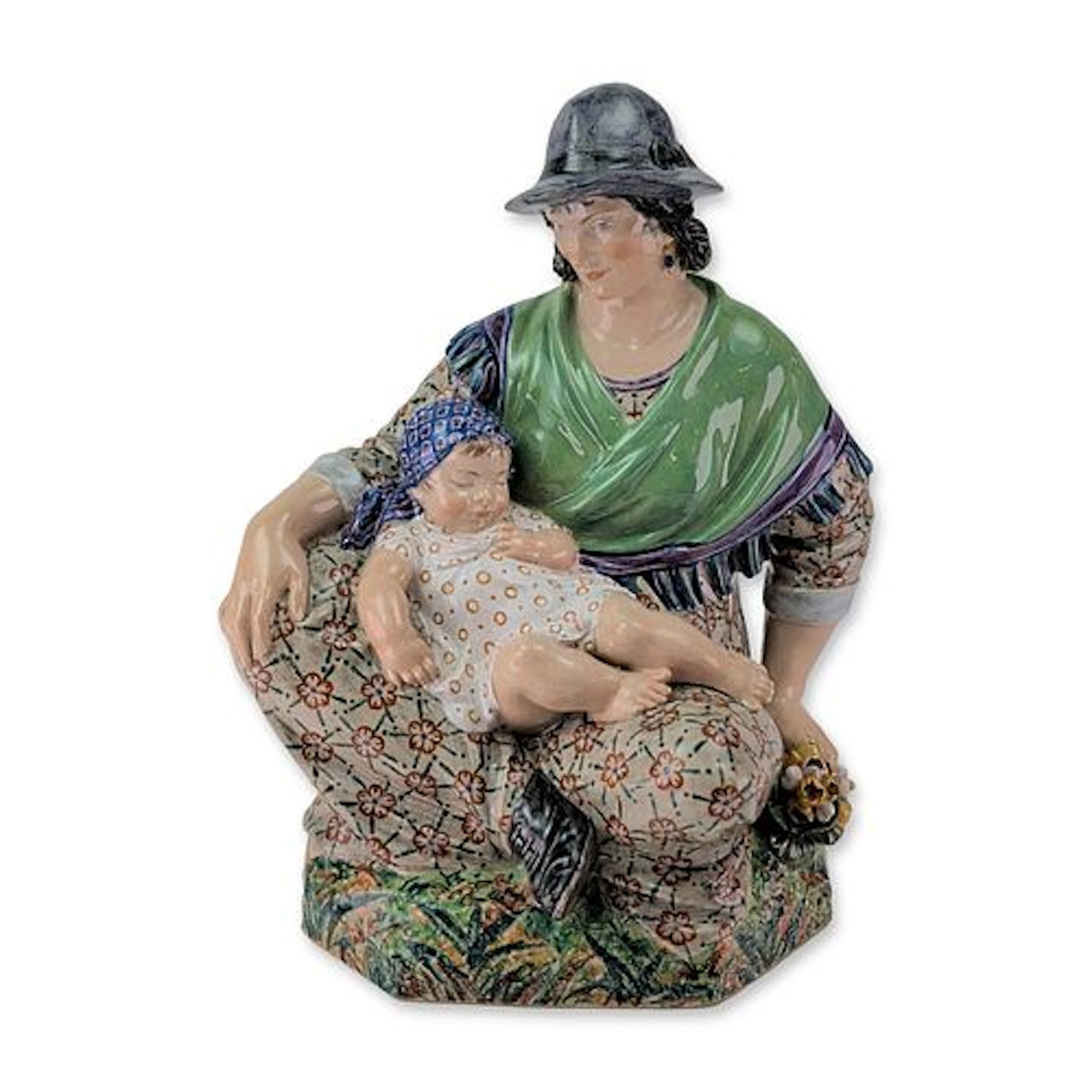 Charles Vyse Chelsea Pottery Figurine, Mid-Day Rest