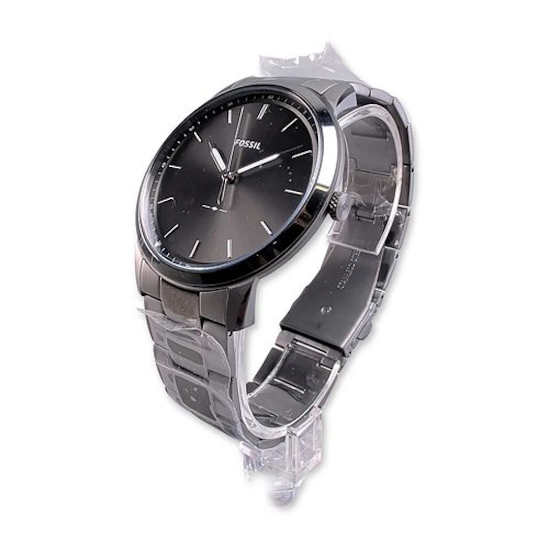 Fossil The Minimalist Three-Hand Smoke Stainless Steel Watch