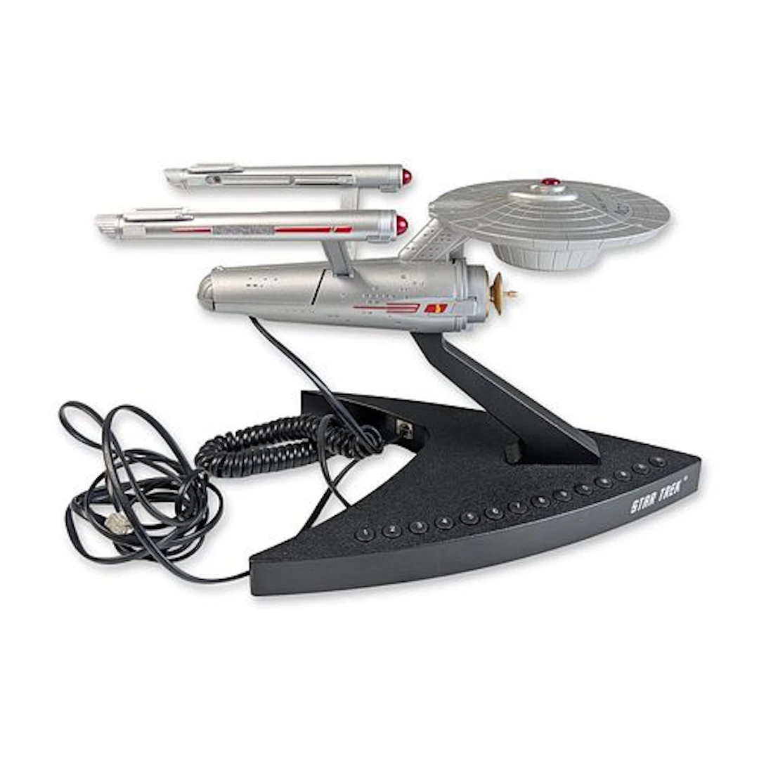 Telemania Star Trek U.S.S. Enterprise NCC-1701 Telephone with COA
