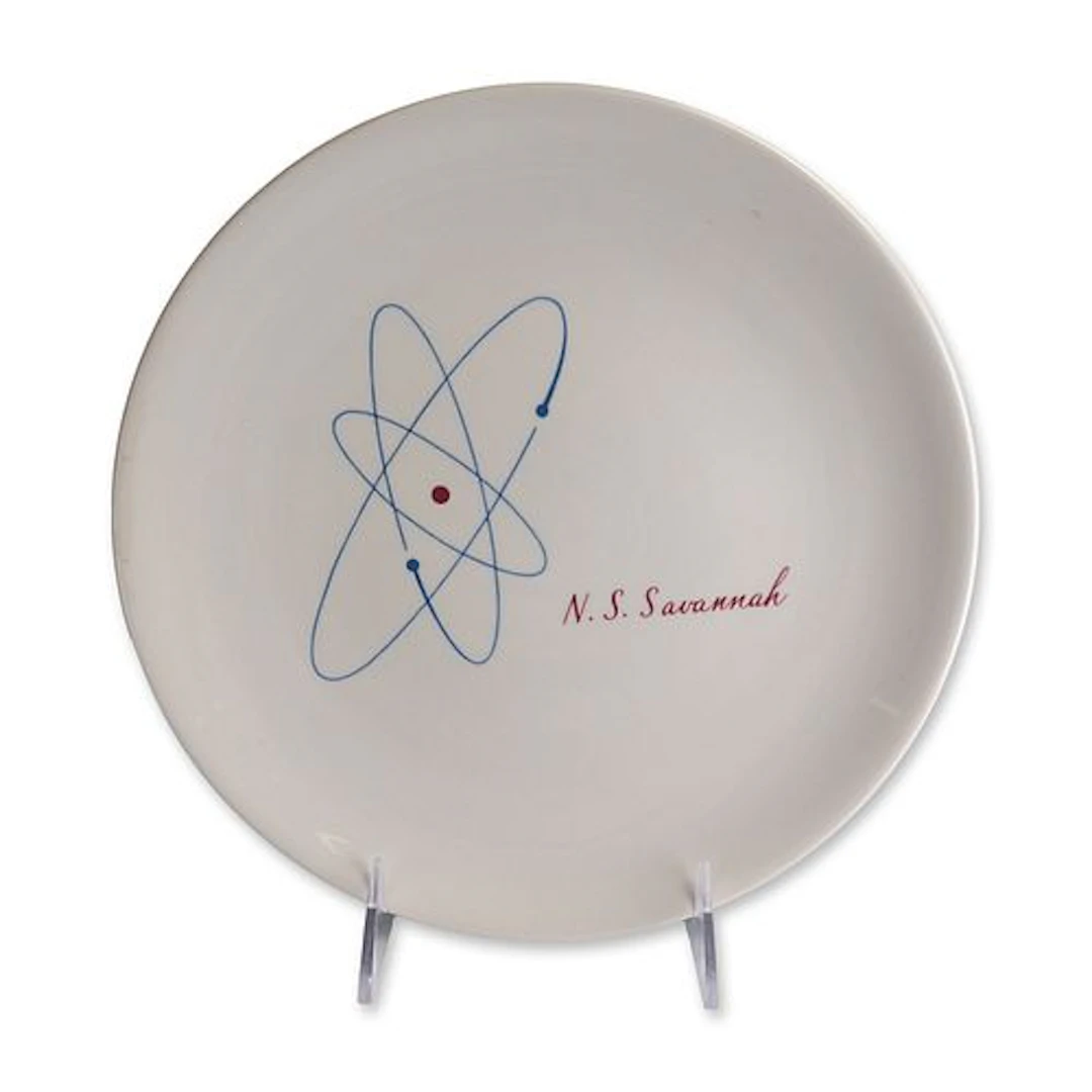 1960s Mayer China N.S. Savannah Atomic Plate
