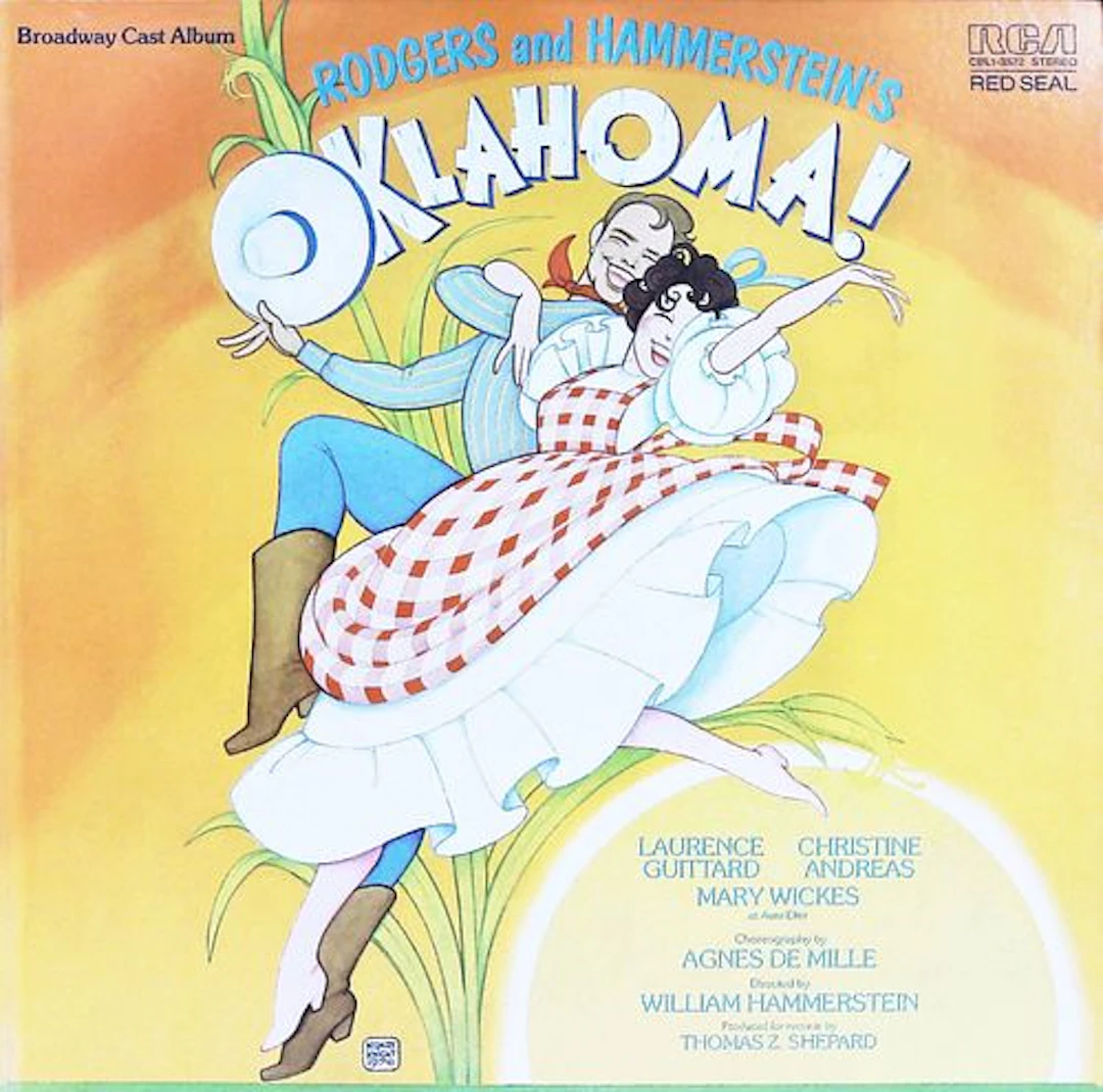 Rodgers and Hammersteins Oklahoma! Broadway Cast Album LP, RCA Red Seal