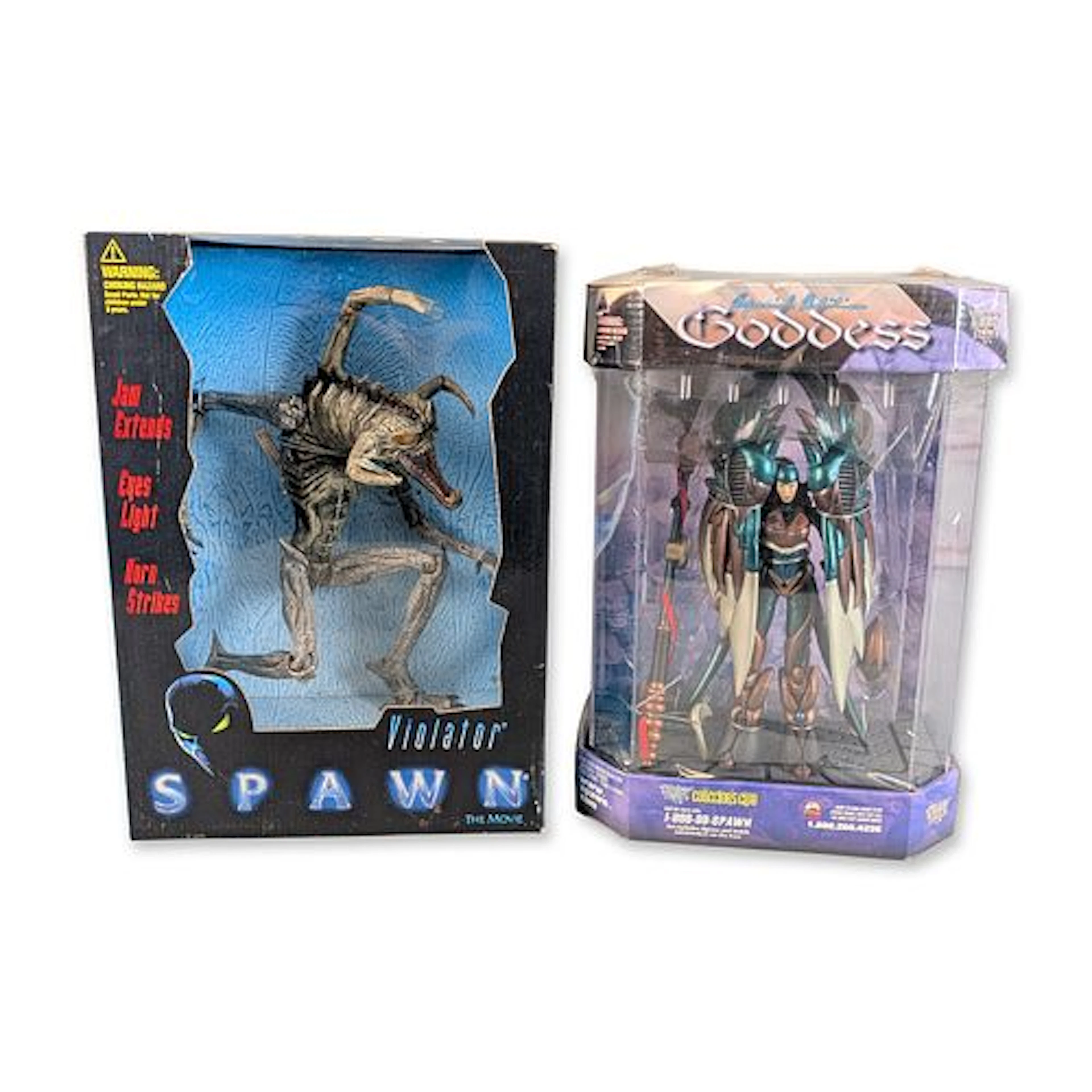 McFarlane Toys Spawn the Movie Violator and Goddess Action Figurines