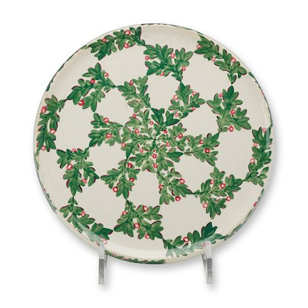 Wedgwood Hand-Painted Creamware Underplate