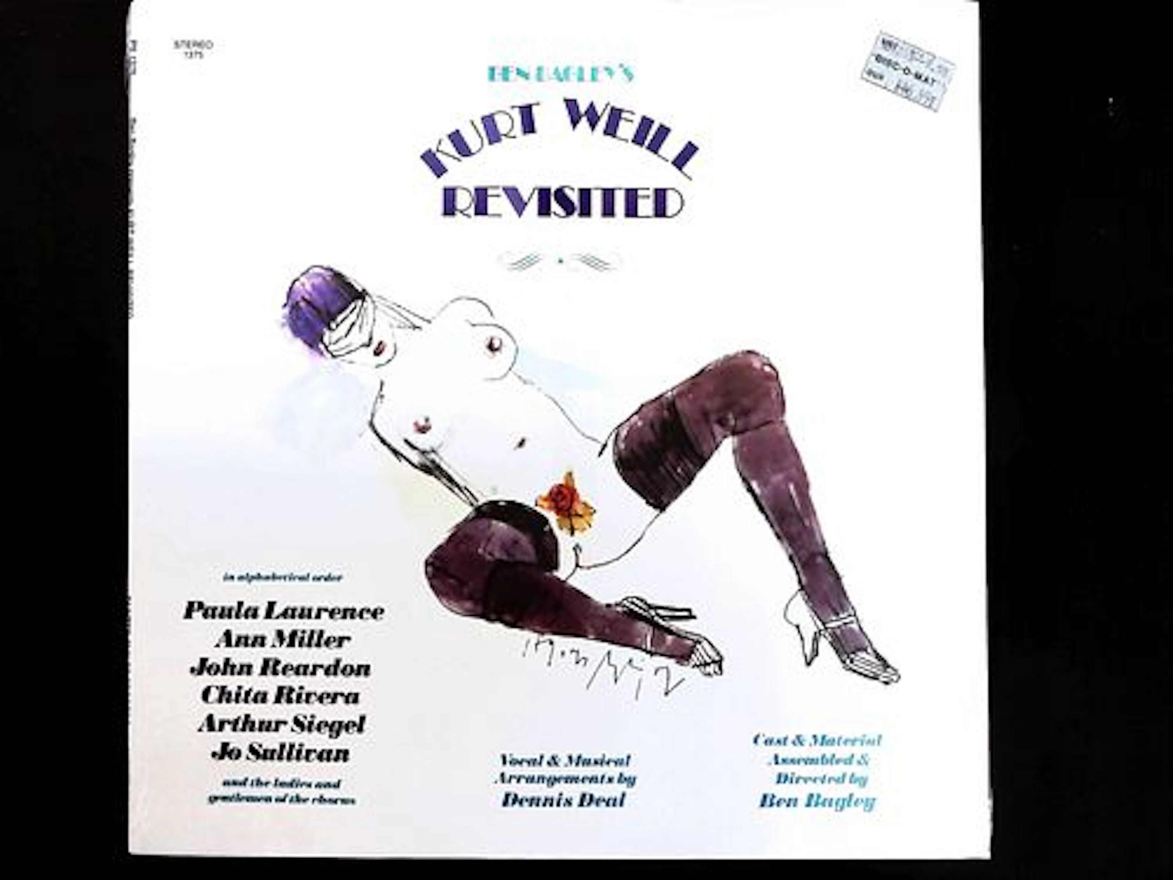 Ben Bagley's Kurt Weill Revisited Vinyl Album, Painted Smiles Records