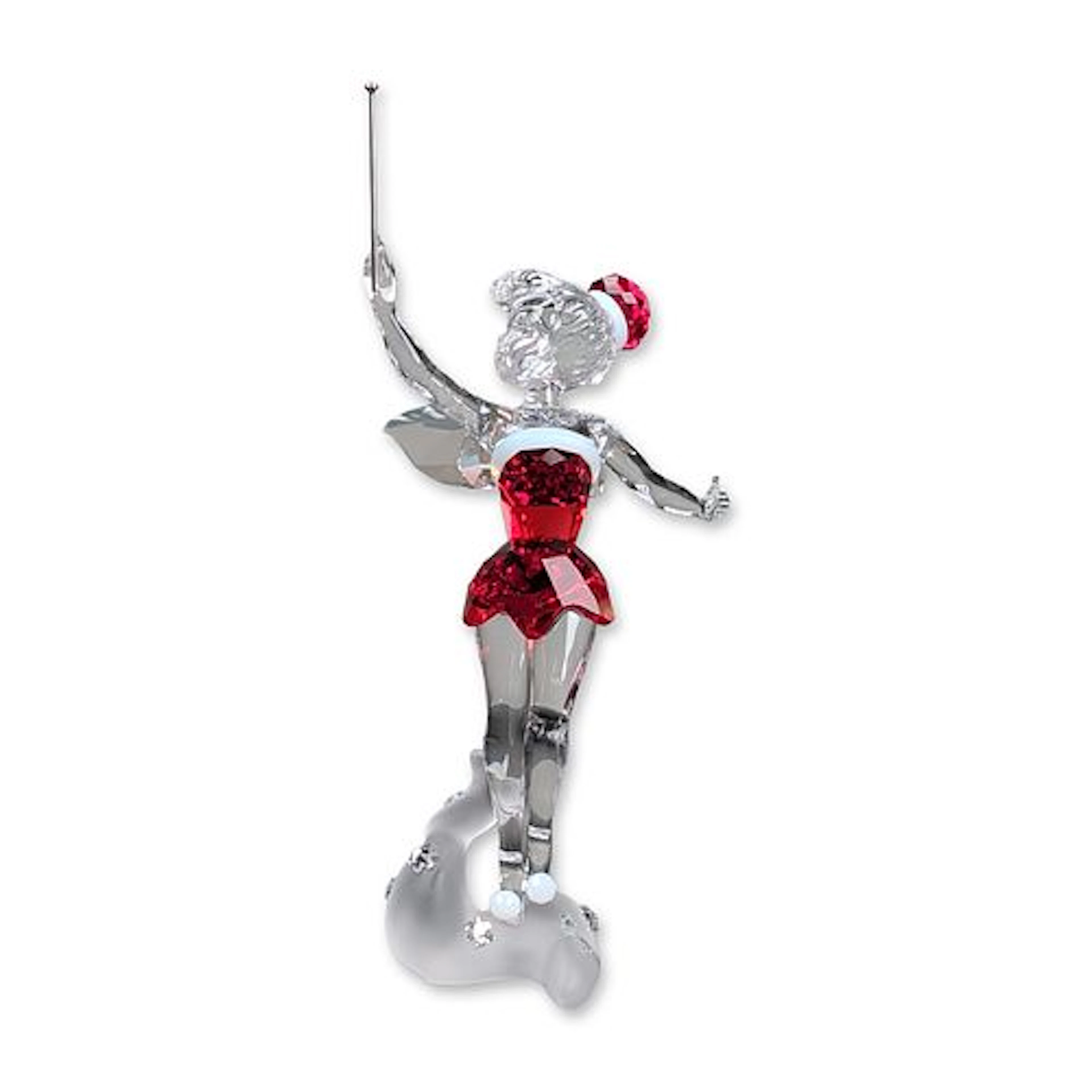 Swarovski Crystal Disney 2012 Christmas Figurine, Tinkerbell Santa